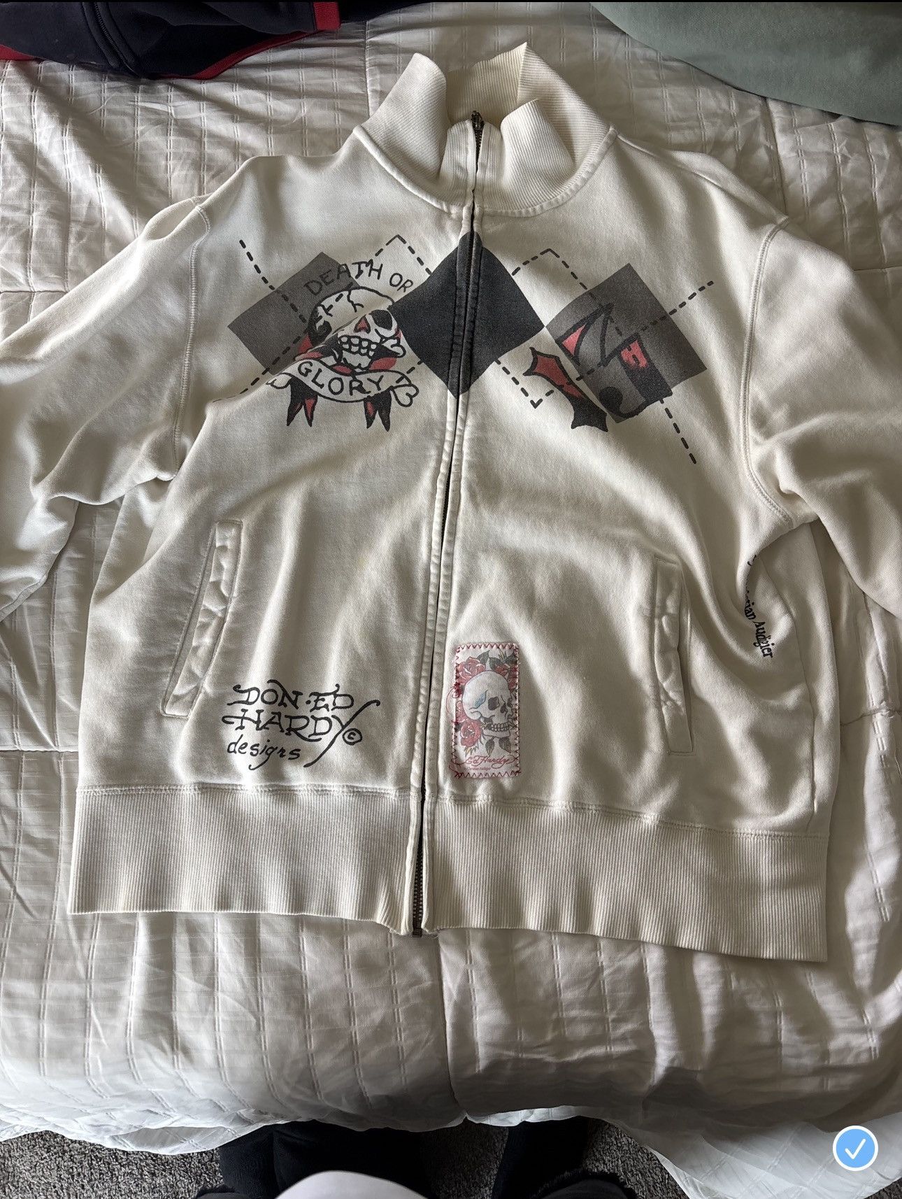 Ed Hardy White Ed Hardy Zip Up Size US L / EU 52-54 / 3 - 1 Thumbnail