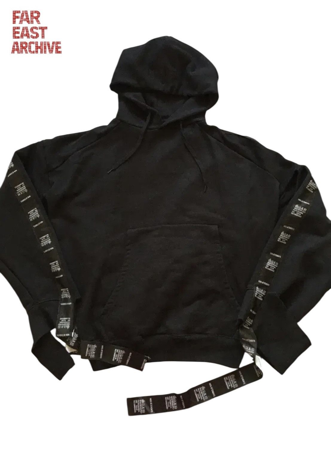 Vetements Vetements Washing Label Tape Hoodie Size US S / EU 44-46 / 1 - 1 Thumbnail