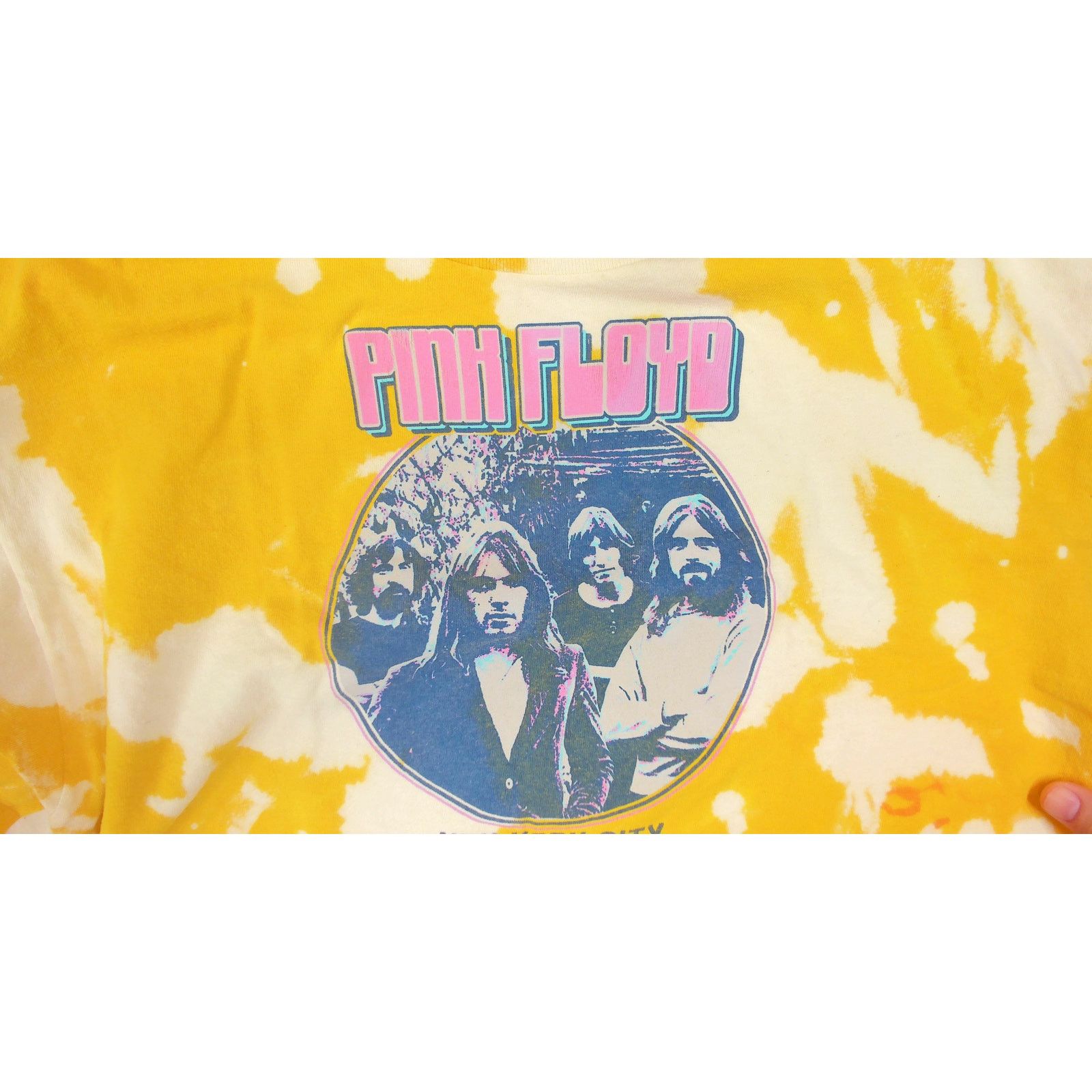 Pink Floyd Pink Floyd Bleach Dye Boxy Cropped Long Sleeve Large Size L / US 10 / IT 46 - 10 Thumbnail