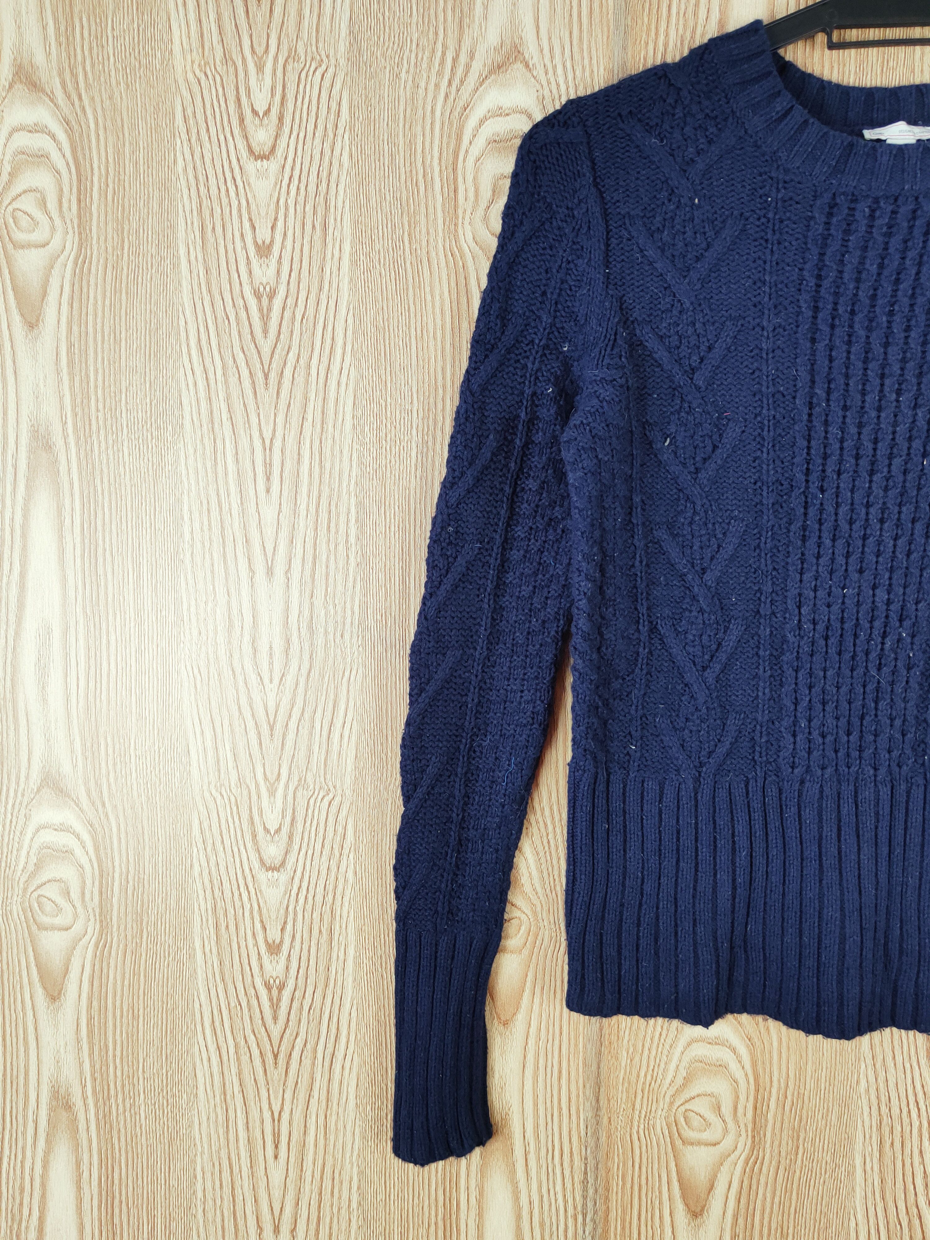 Gap × Vintage Gap Navy Knitwear Crop Tops#W249 Size XS / US 0-2 / IT 36-38 - 3 Thumbnail