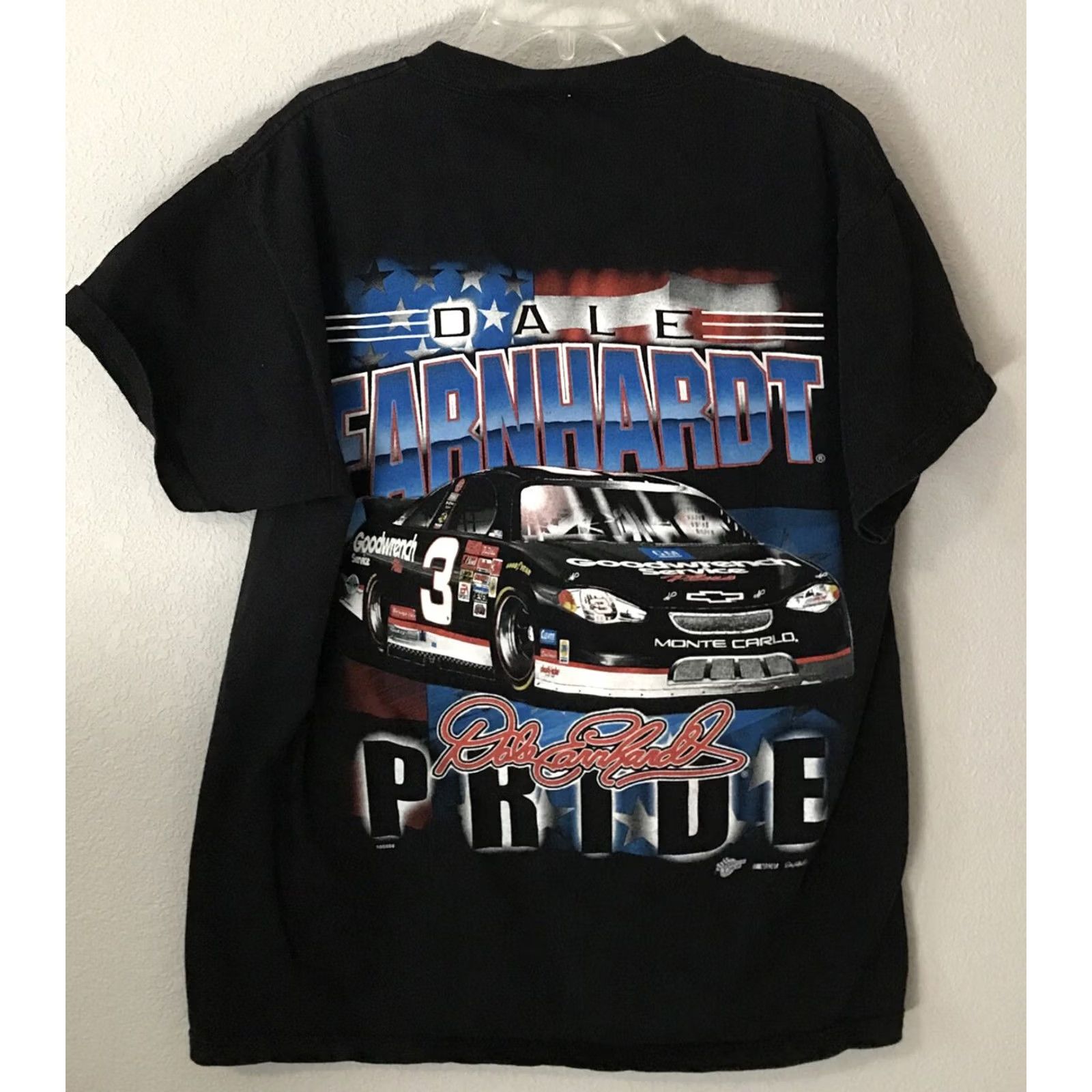 Vintage VINTAGE Winners Circle Mens Sz M Dale Earnhardt Black Short Sleeve Shirt B828 Size US M / EU 48-50 / 2 - 2 Thumbnail