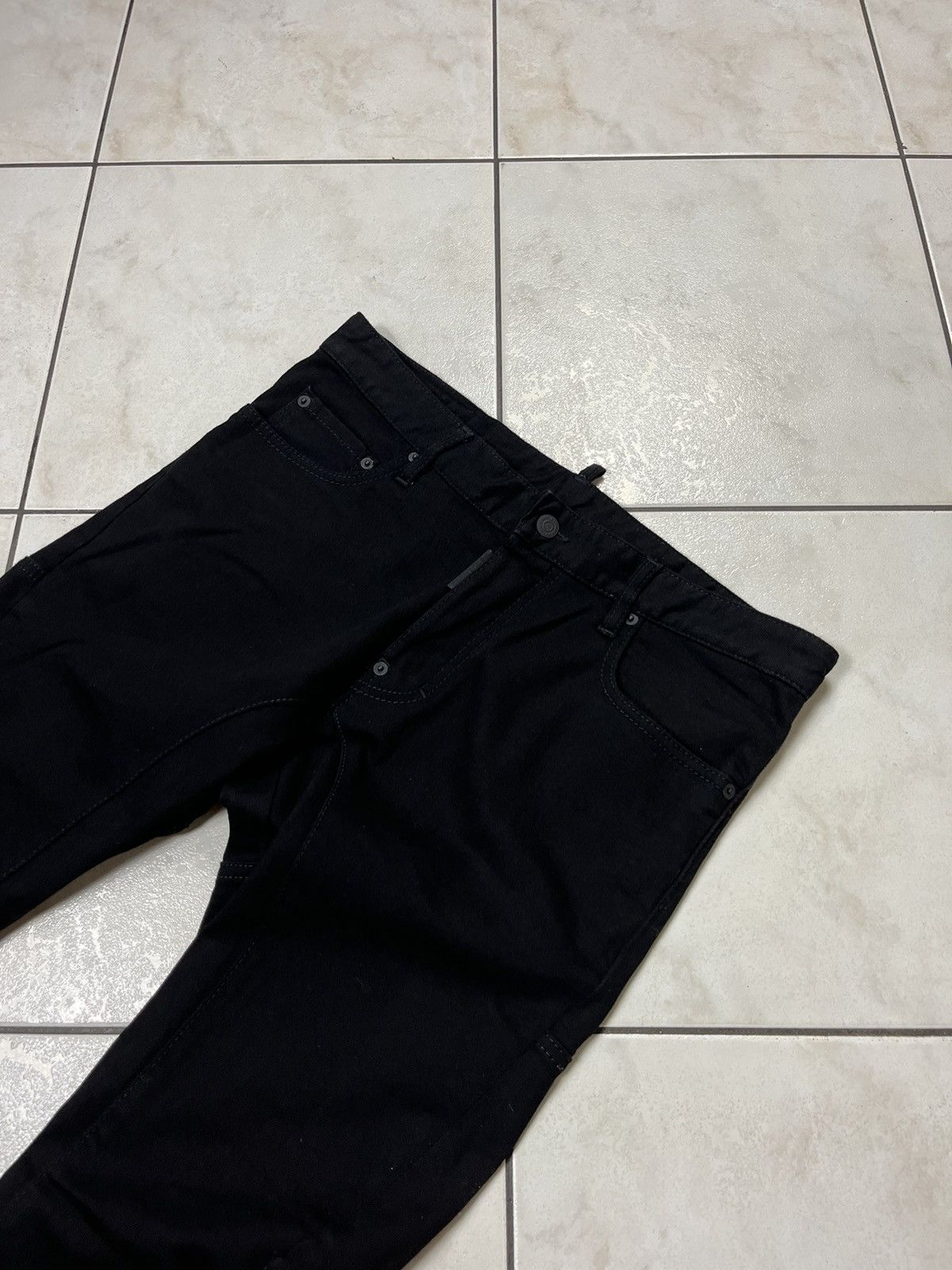 Designer × Dsquared2 Dsquared2 24-7 star Tidy biker jean denim pants full black Size US 34 / EU 50 - 8 Thumbnail