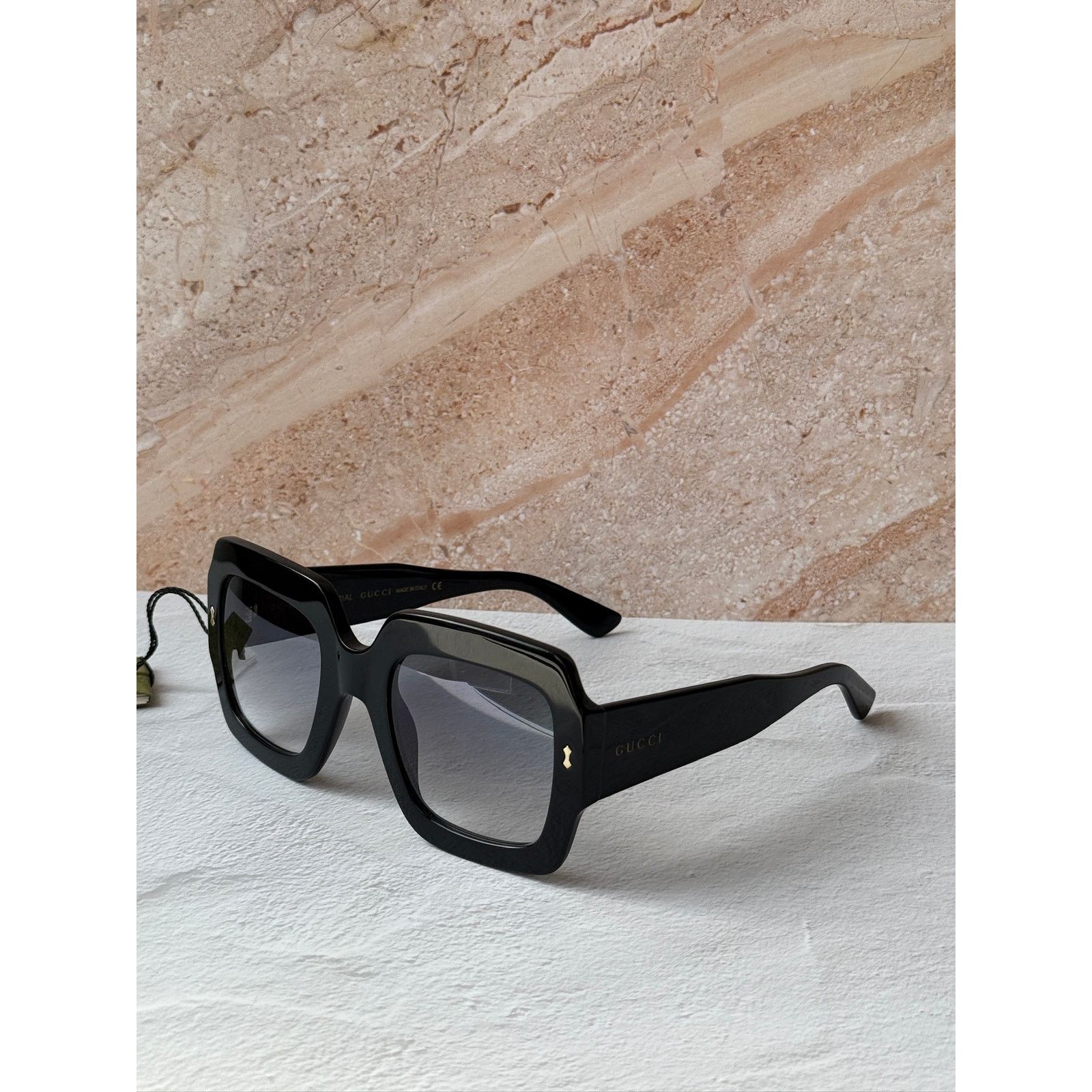 Gucci NEW Gucci GG1111S Black Square Oversized Sunglasses Size ONE SIZE - 5 Thumbnail