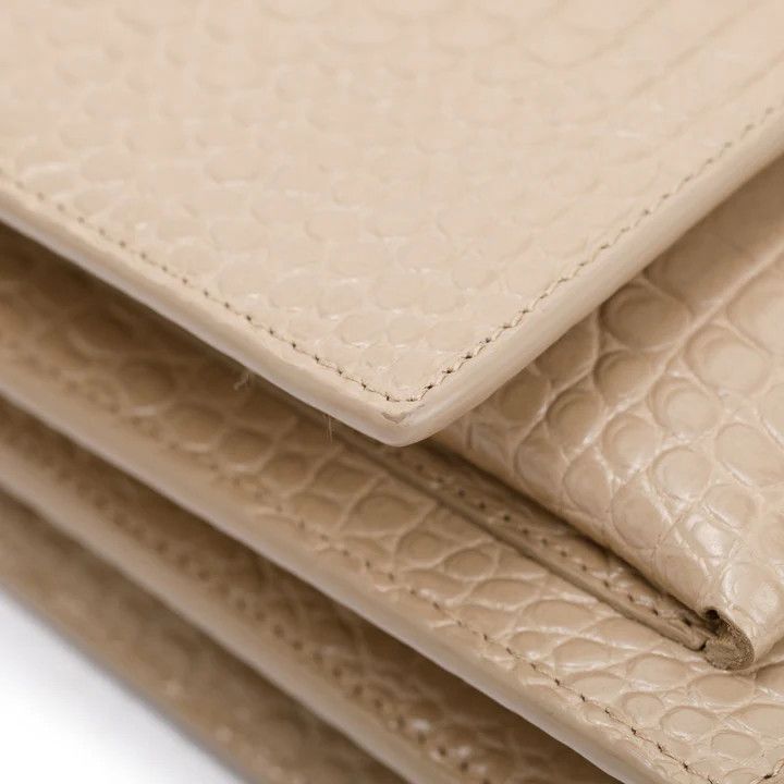 Saint Laurent Paris o1s1wg110125 442906 Size: OS / Medium Shoulder Bag in Beige Size ONE SIZE - 10 Thumbnail