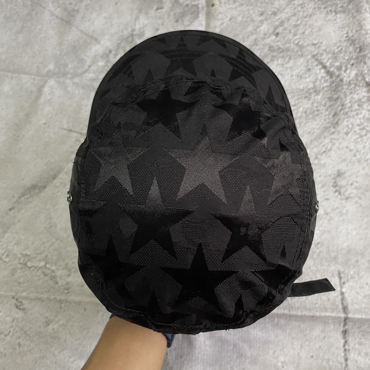 Other Star Pattern Black on Black patrol hat Size ONE SIZE - 5 Thumbnail