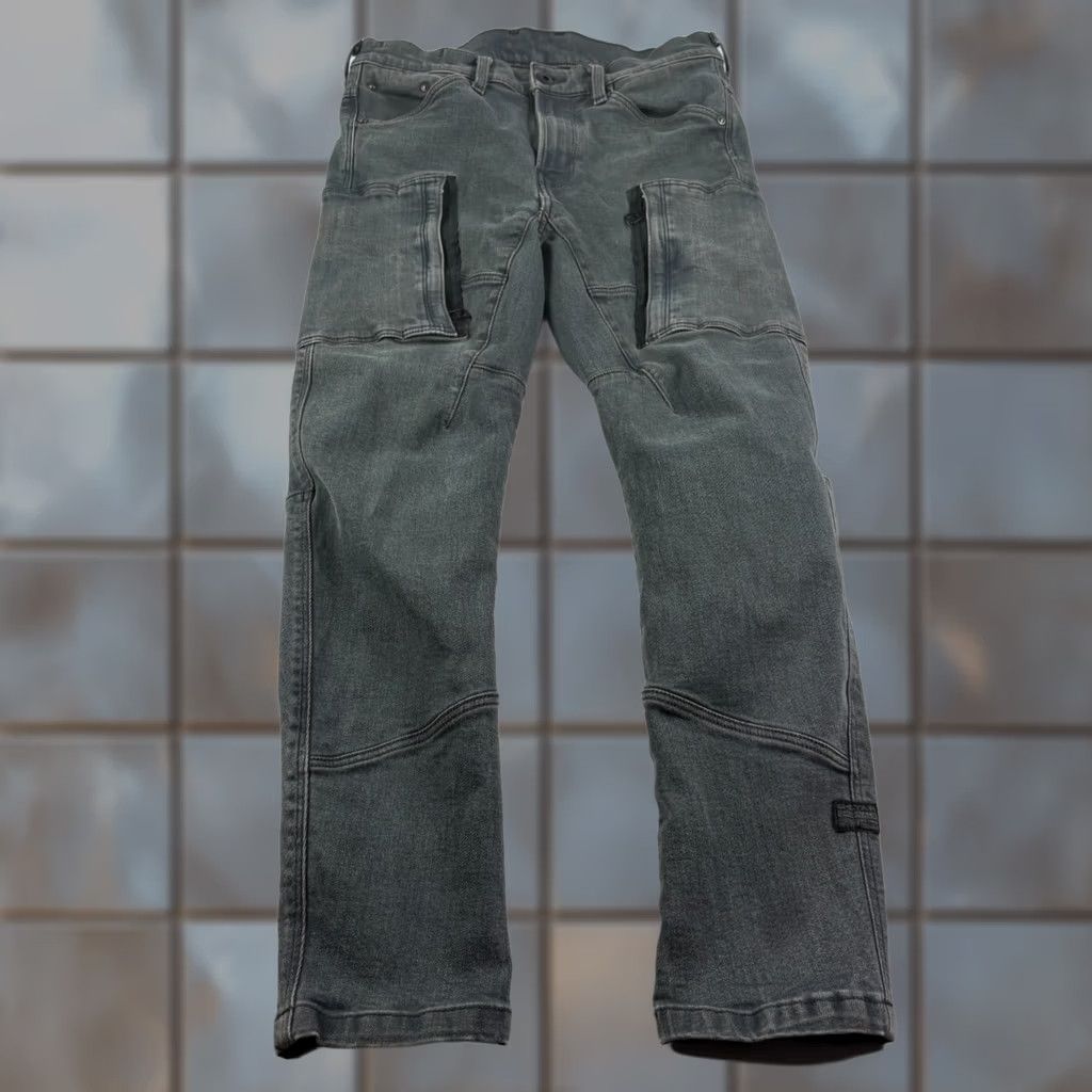 Vintage G Star Raw Jeans Slim 30x30 Gray Denim Men 3D Skinny Cotton Pocket Logo Regular Inseam 27 Size US 30 / EU 46 - 1 Thumbnail