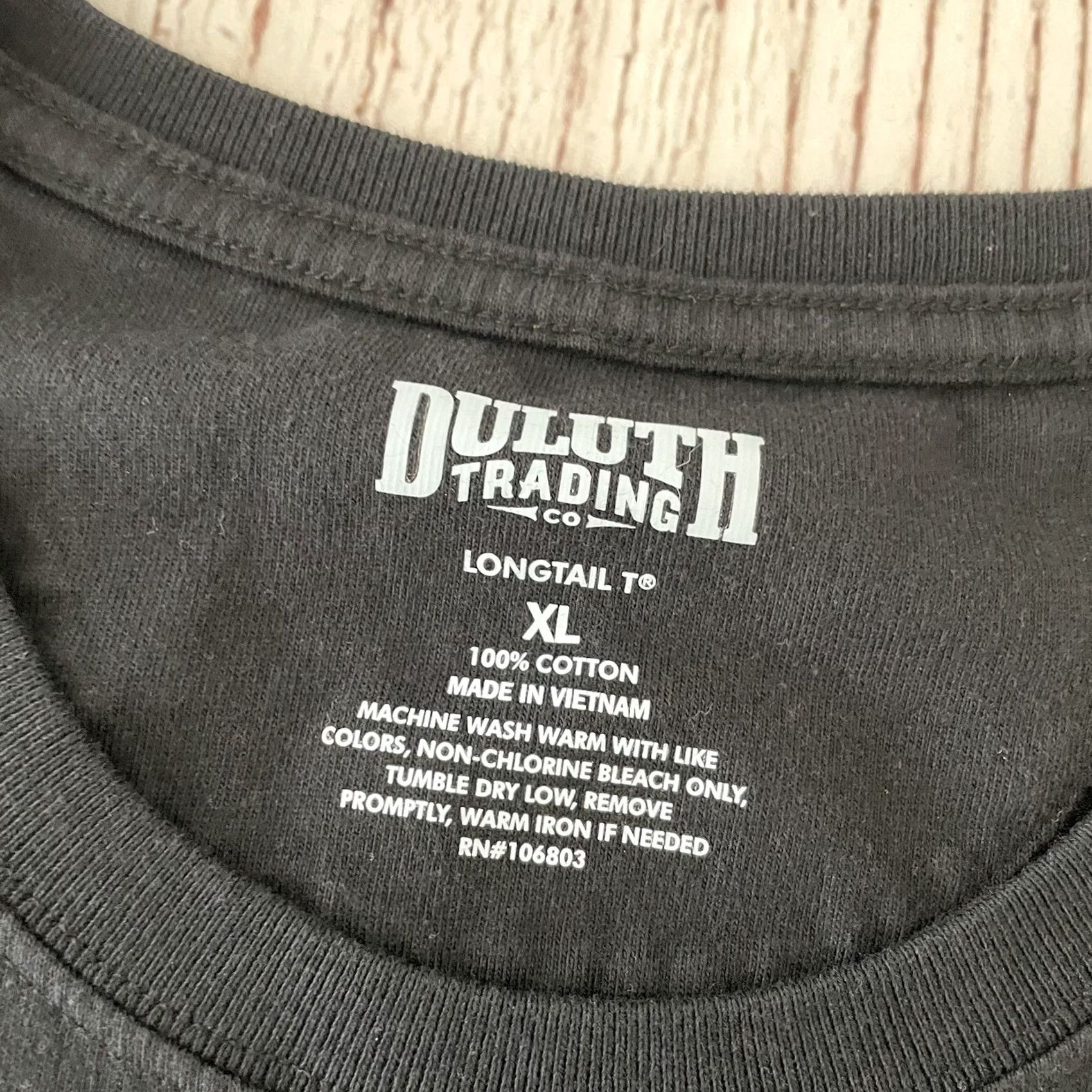 CO Duluth Longtail T Cotton Short Sleeve T Shirt Men XL Solid Black Size US XL / EU 56 / 4 - 2 Thumbnail