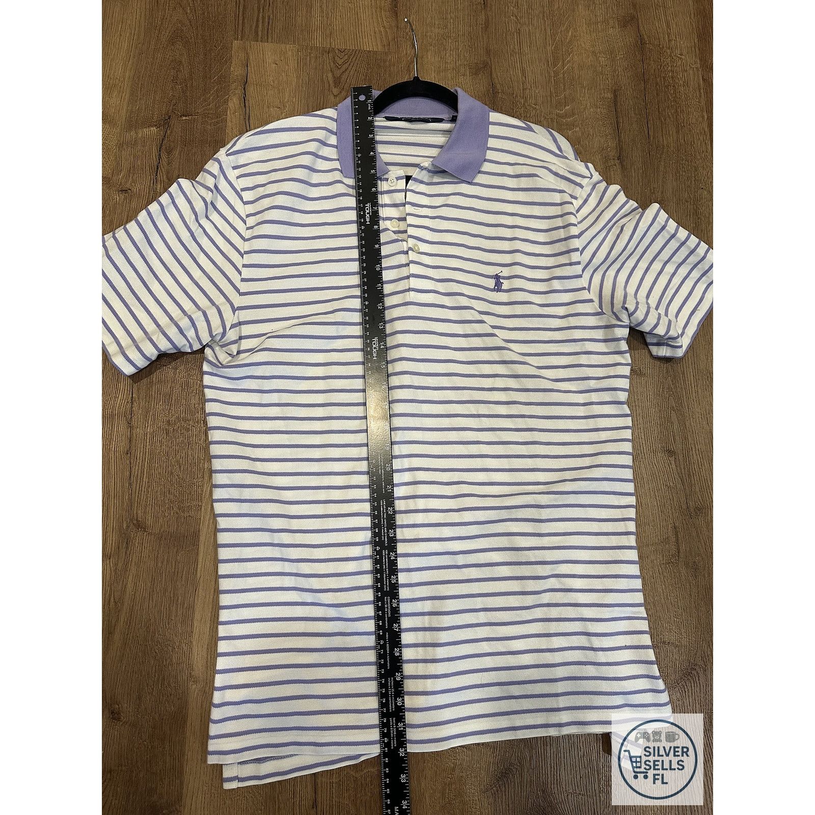 Polo Ralph Lauren Polo Golf Ralph Lauren Large Striped Polo Crest Logo Shirt Size US L / EU 52-54 / 3 - 9 Thumbnail