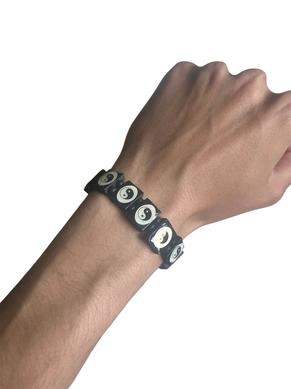 Japanese Brand × Vintage BEADED BRACELET YIN YANG SPIRIT TRACKS Size ONE SIZE - 3 Thumbnail