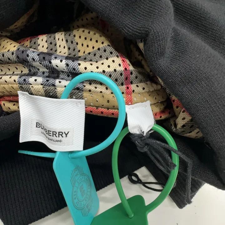 Burberry Burberry Burberry Black Logo Casual Hoodie for Men-2507 Size US M / EU 48-50 / 2 - 2 Thumbnail