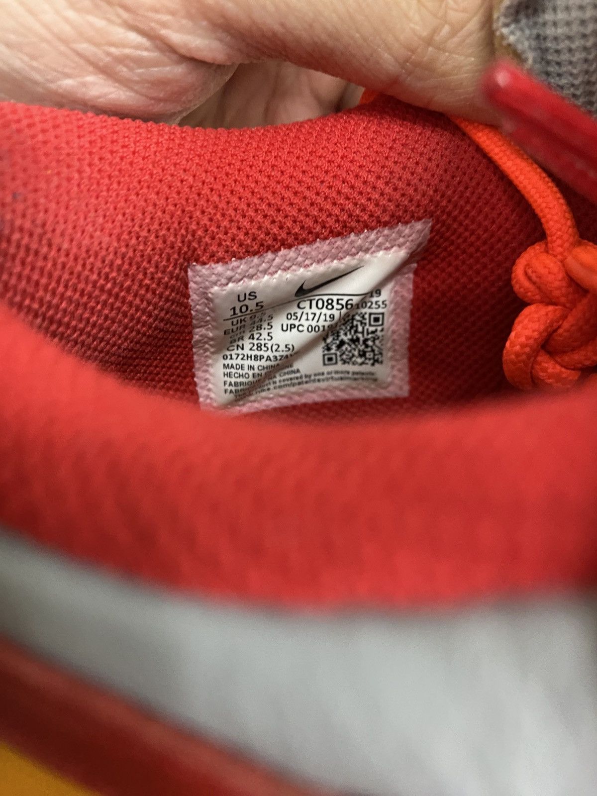 Nike × Off-White Nike Off White University Red Dunk Low Size US 10.5 / EU 43-44 - 7 Thumbnail