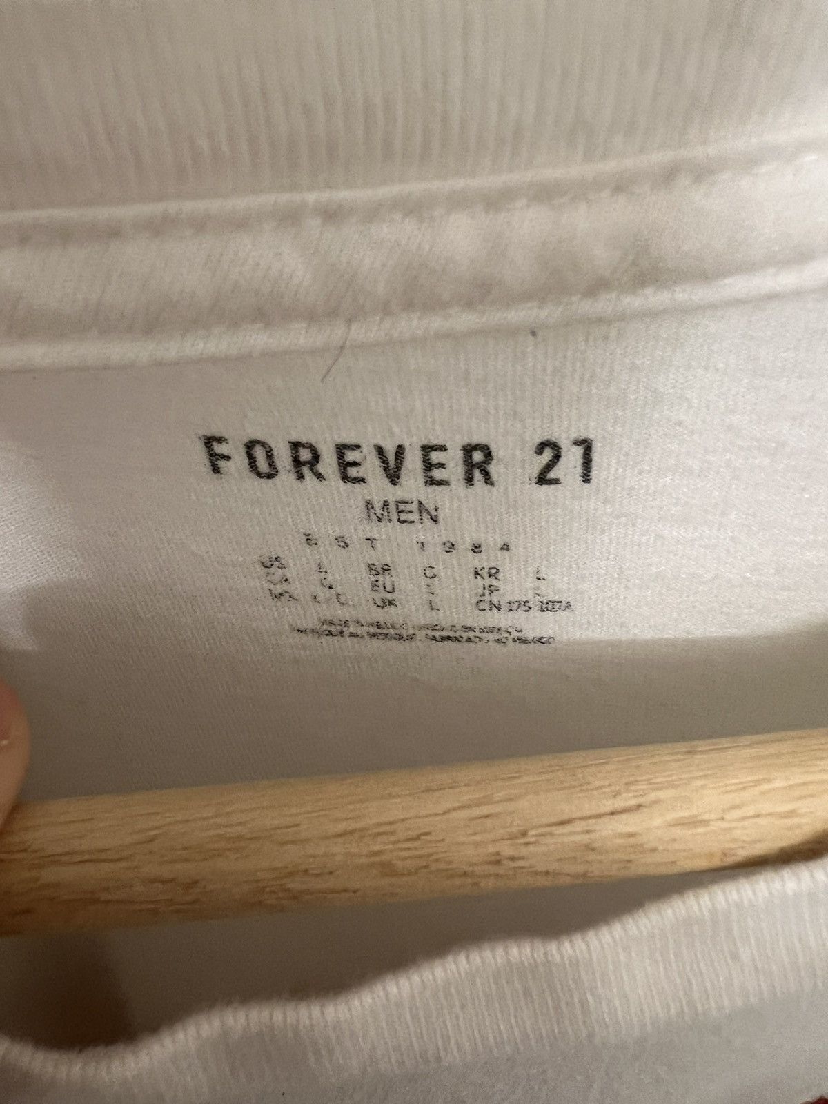 Forever 21 Forever 21 Men White “Explicit” Graphic Tee Size L Size US L / EU 52-54 / 3 - 3 Thumbnail