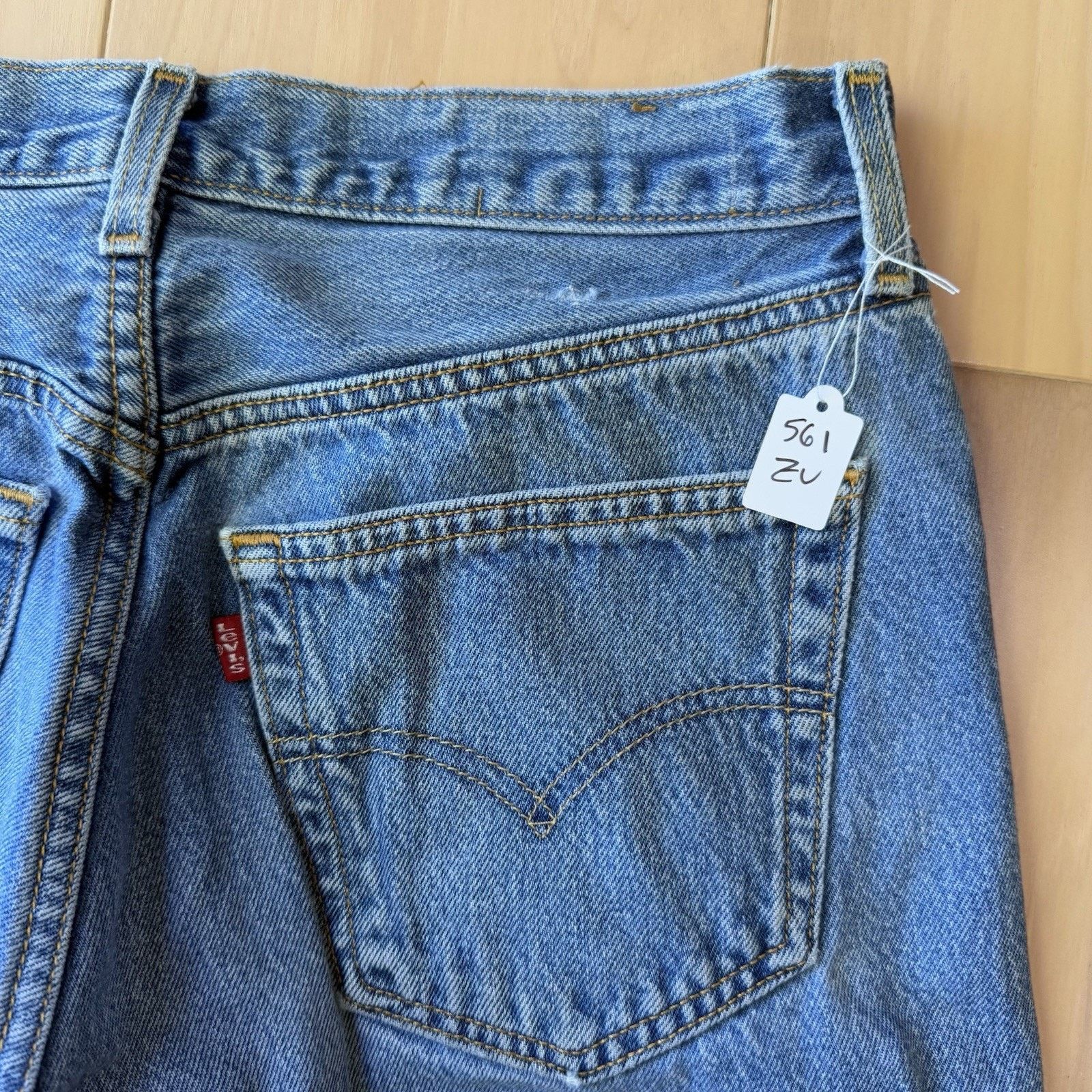 Levi's × Vintage Vintage Levis 501 Jeans 29 Blue Faded Straight Leg Denim Size US 29 - 12 Thumbnail