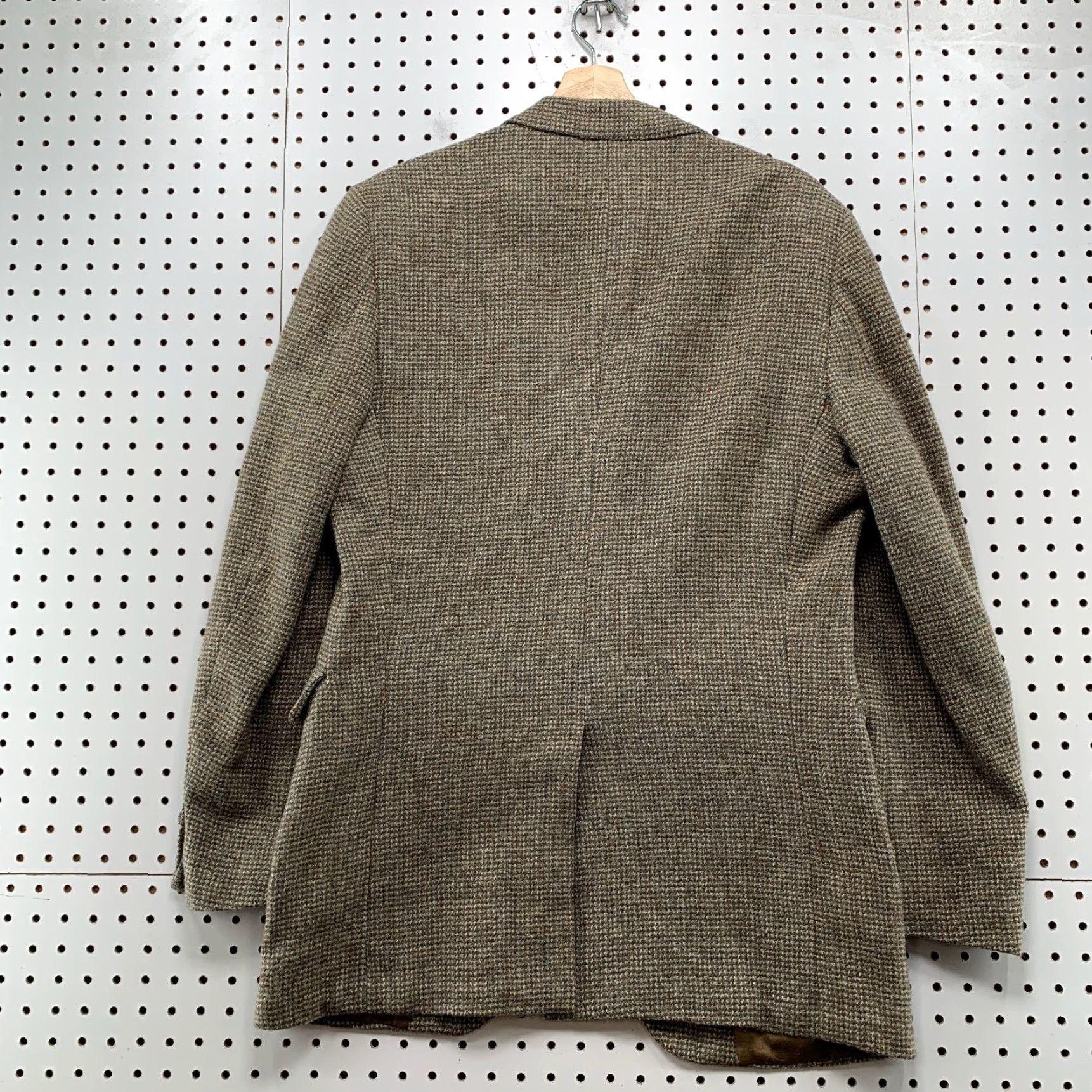 Vintage VINTAGE Carson Pirie Scott Blazer Mens 40 Brown Wool Tweed Union USA Sports Coat Jacket Size 40R - 2 Thumbnail