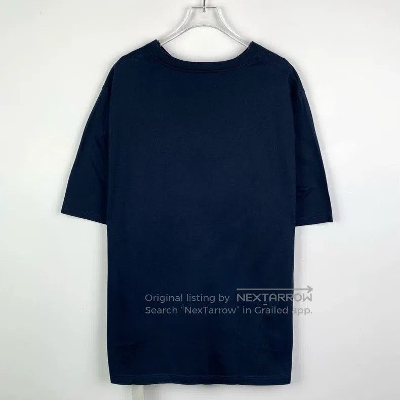 Hermes Hermes Mechanical horse design round-neck navy blue cotton Size US XL / EU 56 / 4 - 2 Thumbnail