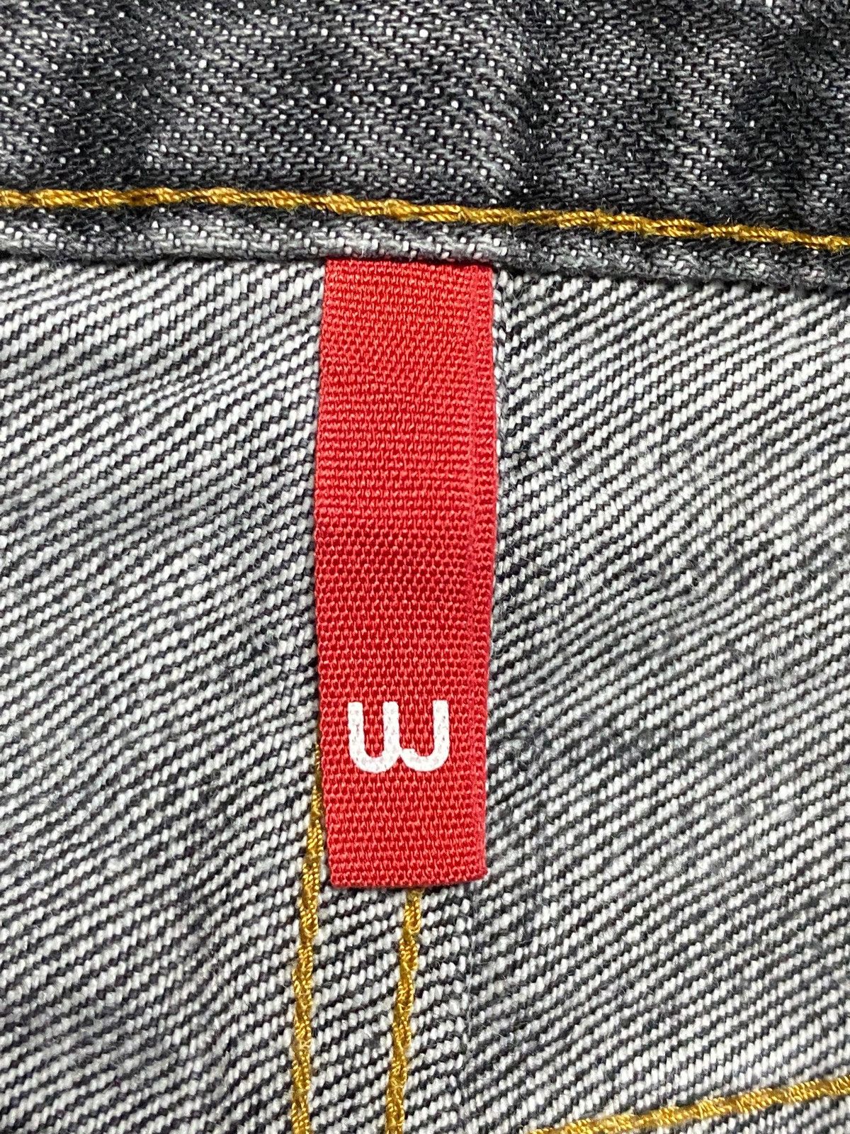 Japanese Brand Vintage Uniqlo Black Denim Distressed Loose Jeans Size US 34 / EU 50 - 11 Thumbnail