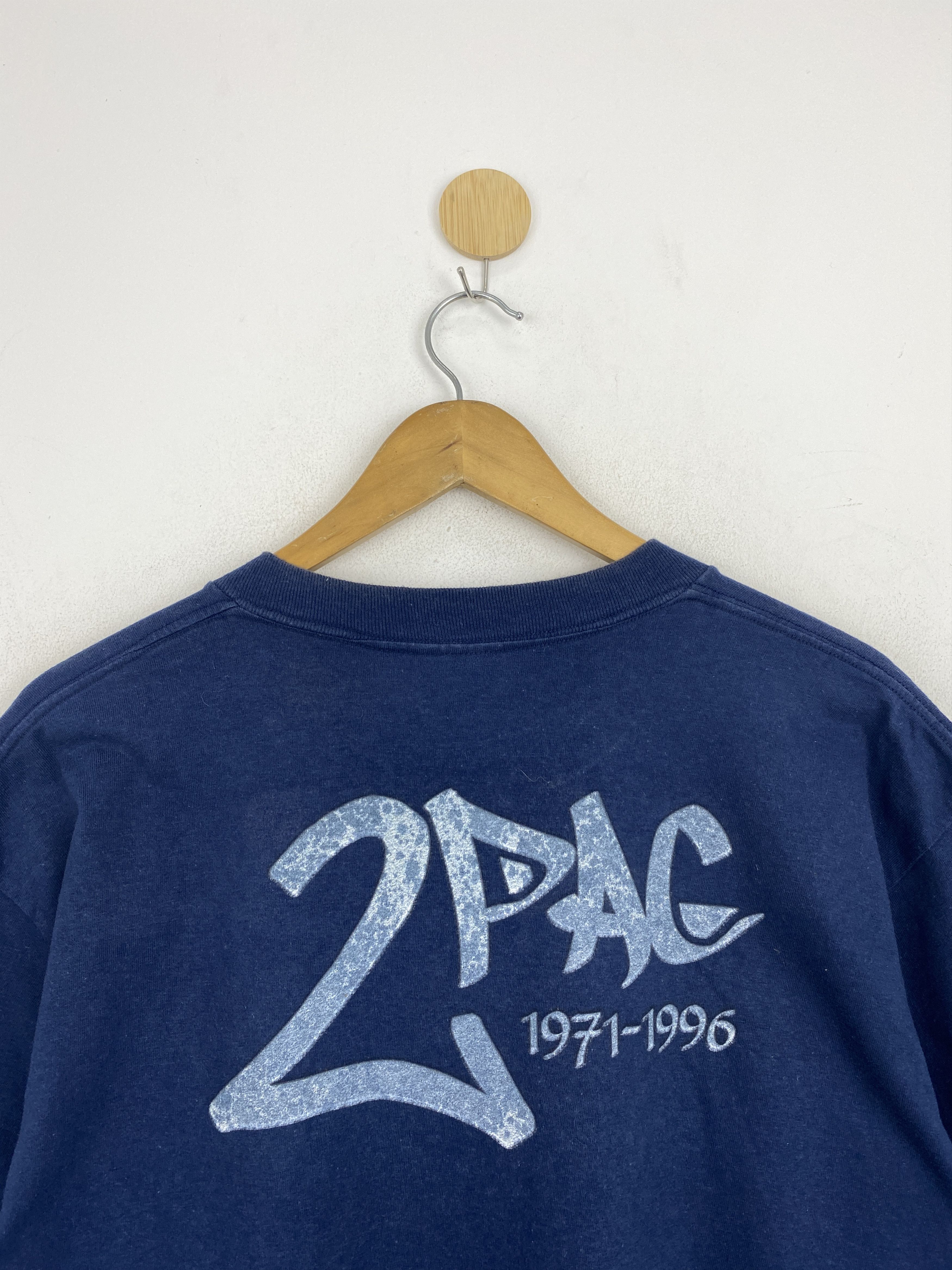 Rap Tees × Vintage Vintage 90s Tupac Shakur All Eyez On Me Rap Tee TA0641 Size US L / EU 52-54 / 3 - 4 Thumbnail