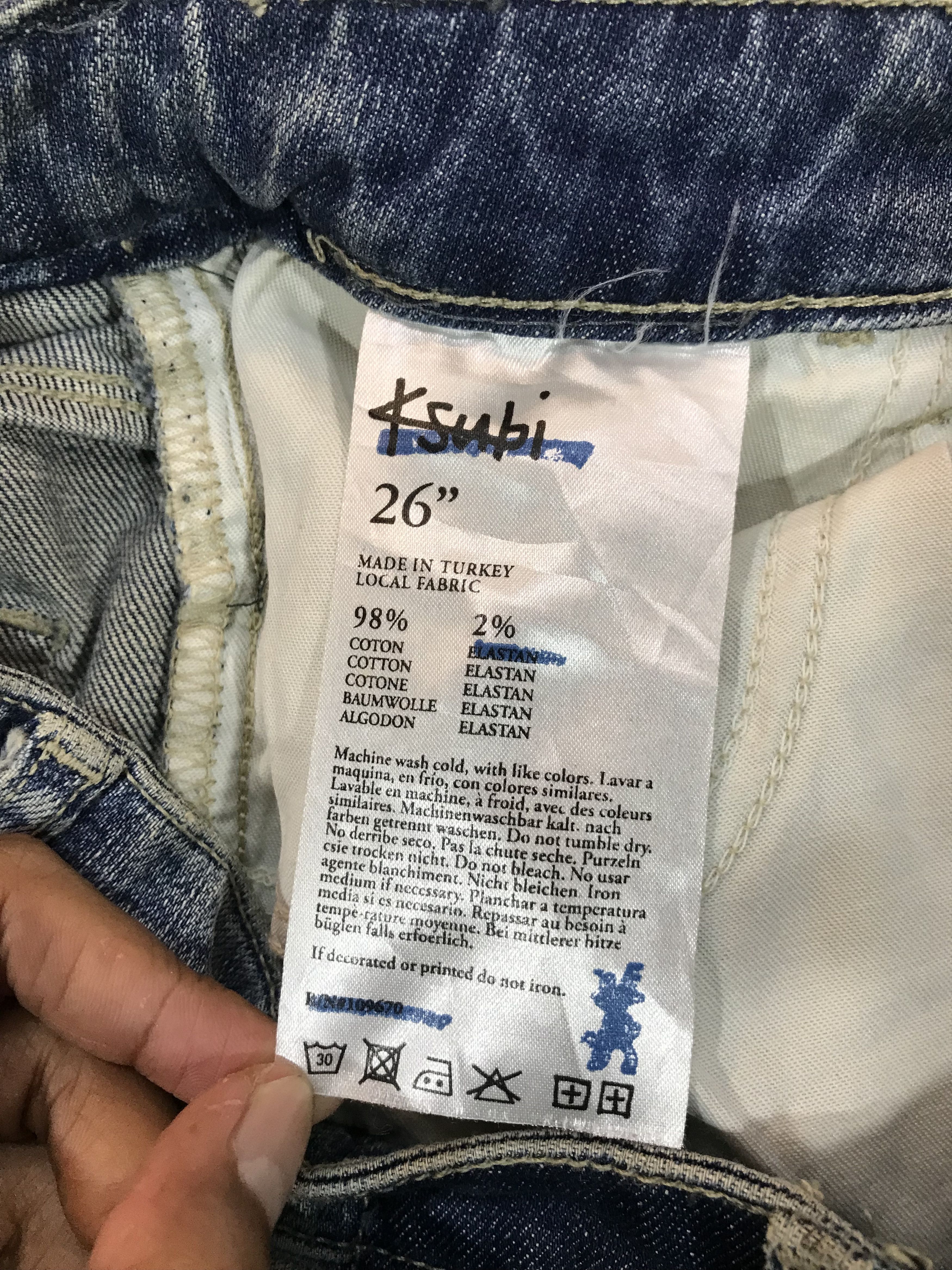 Ksubi Ksubi Punk Style Denim Pants Size 26" / US 2 / IT 38 - 16 Thumbnail