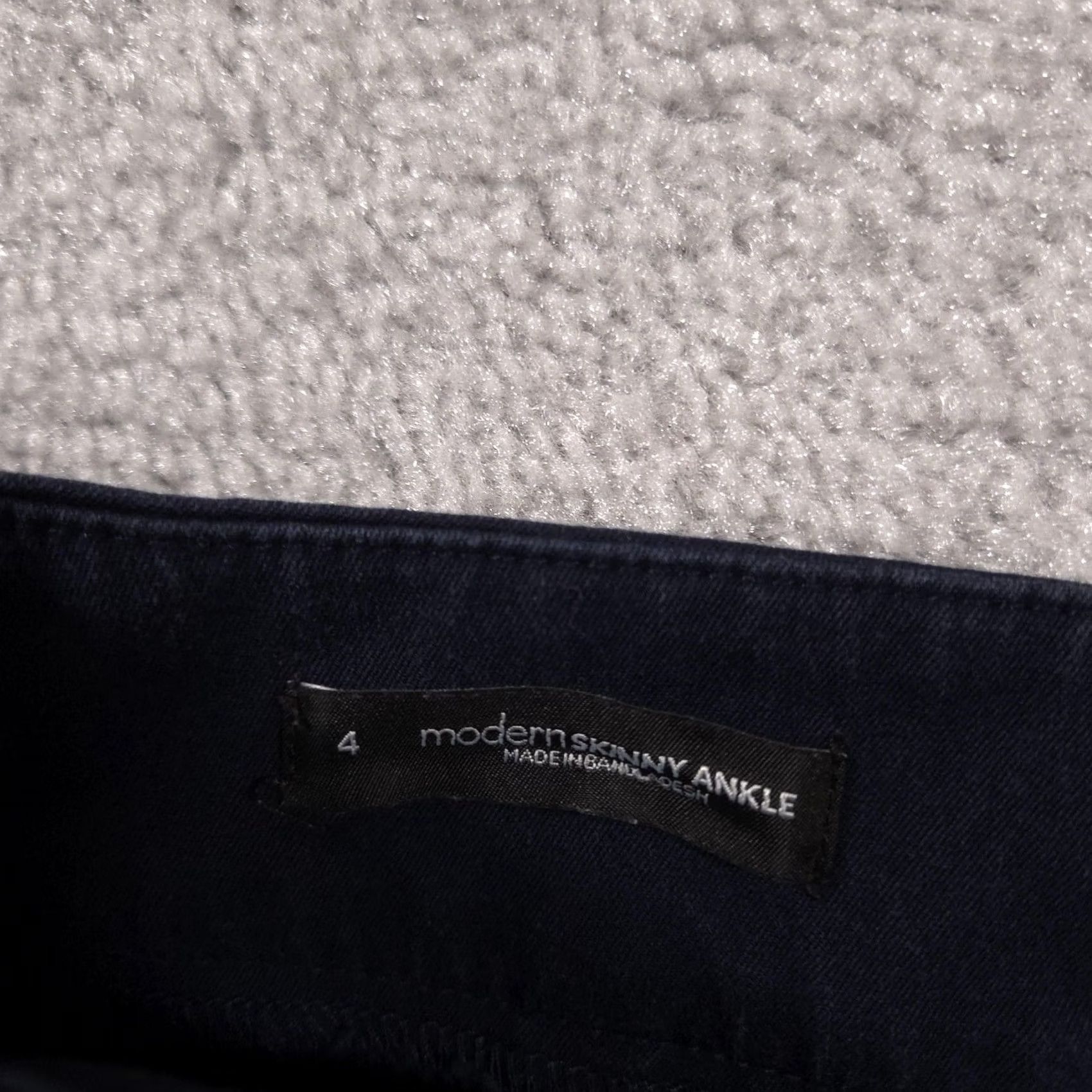 Loft LOFT Outlet Pants Womens 4 Blue Modern Skinny Ankle Zip Pocket Stretch Casual Cropped Size 27" / US 4 / IT 40 - 5 Thumbnail