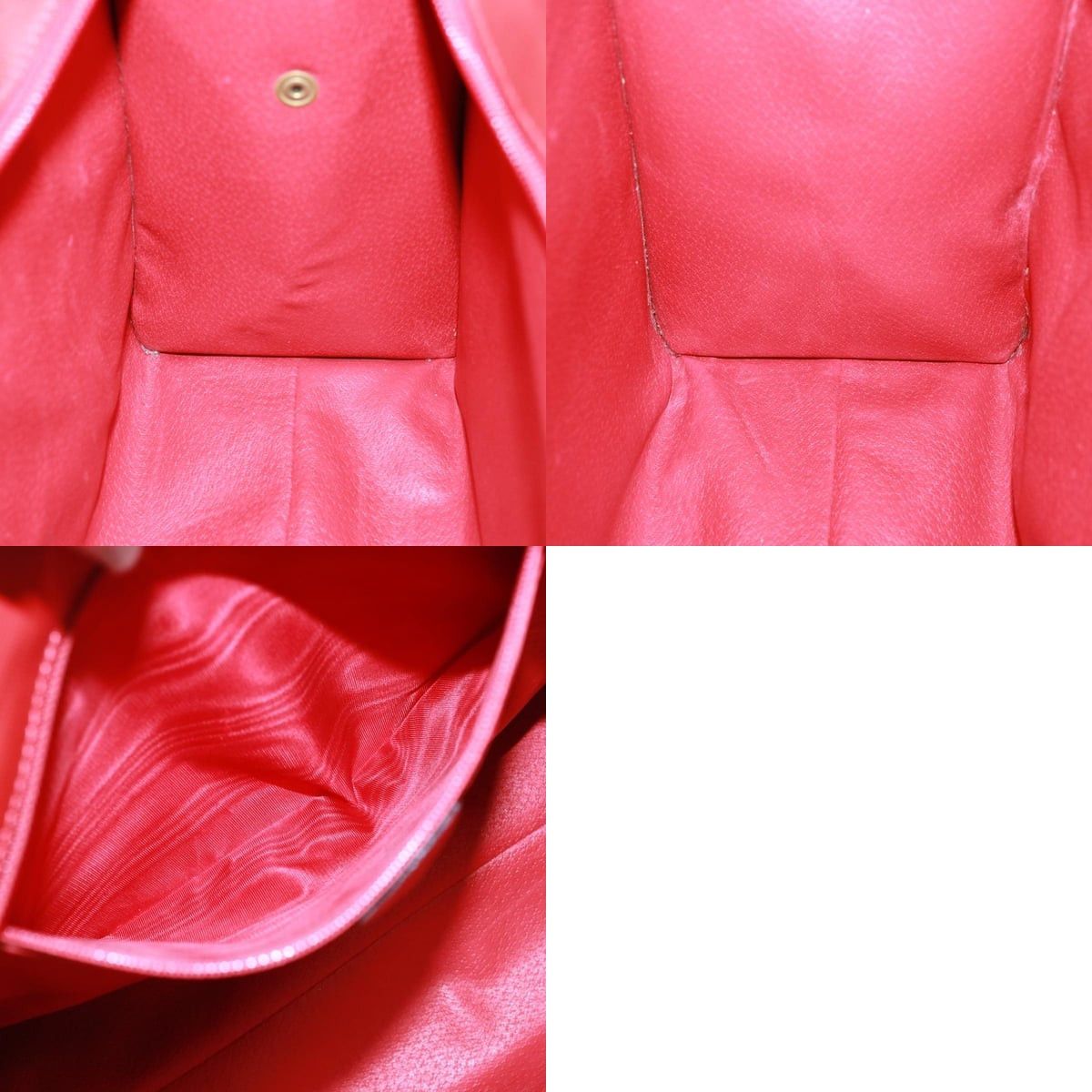 Celine CELINE Shoulder Bag Leather Red Size ONE SIZE - 12 Thumbnail