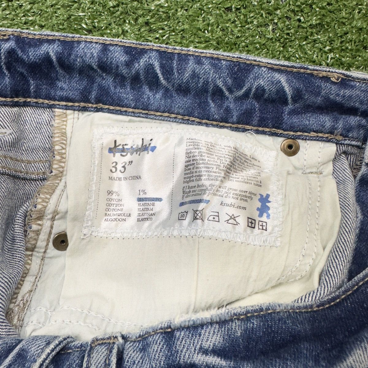 Ksubi Ksubi Chitch Nostalgia Trashed Jeans Size US 33 - 3 Thumbnail