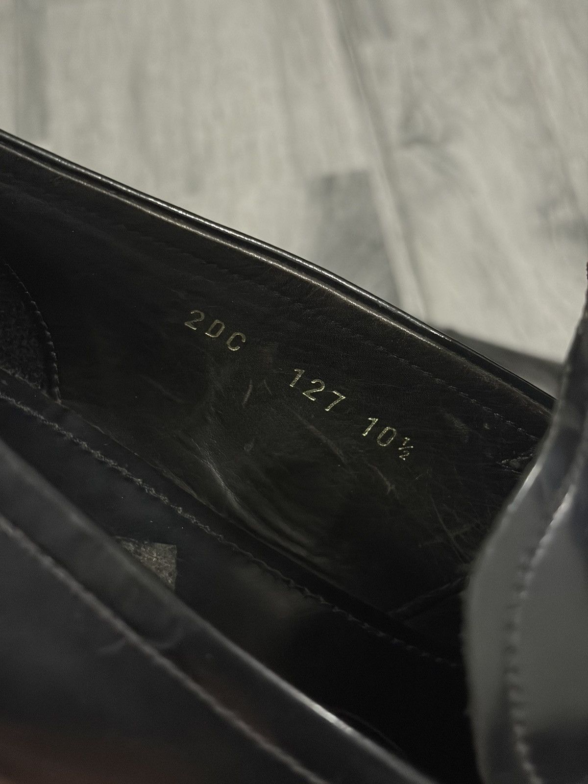 Prada Prada Black Leather Penny Loafers Size US 10.5 / EU 43-44 - 8 Thumbnail