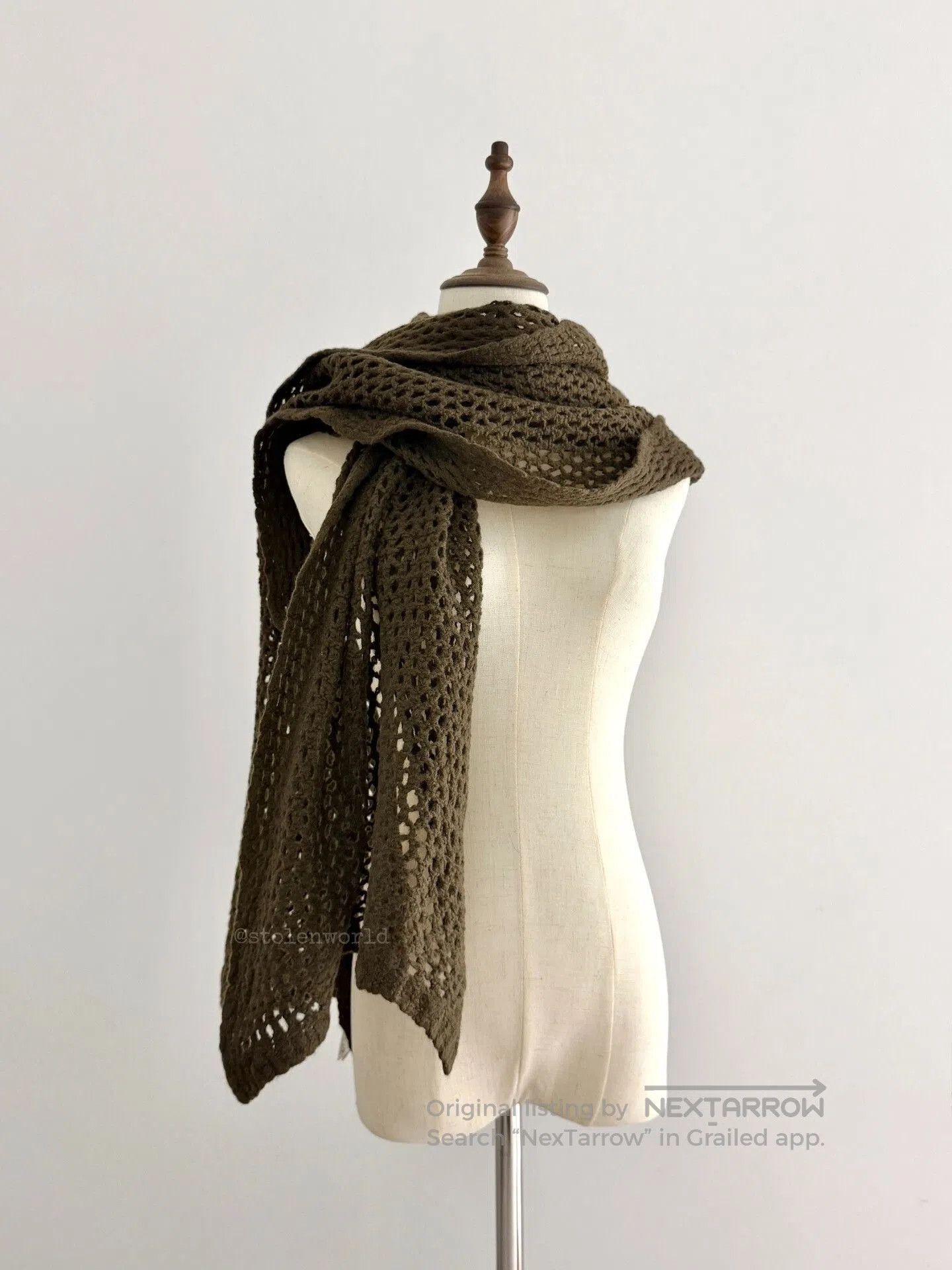Y's wool crochet scarf by y's. Size ONE SIZE - 1 Thumbnail