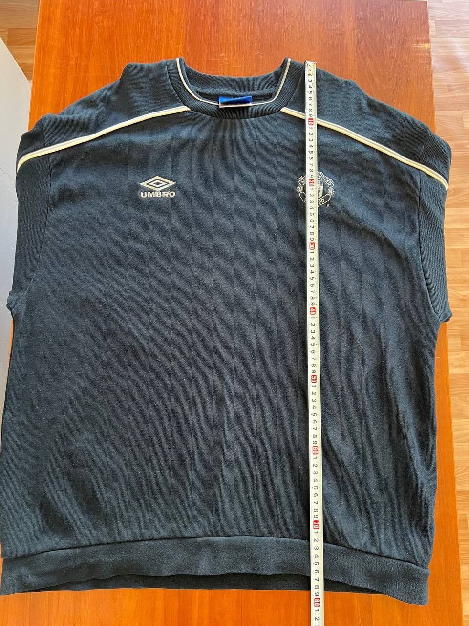 Vintage 1998/99 MANCHESTER UNITED TRAINING UMBRO SOCCER SWEATSHIRT Size US XXL / EU 58 / 5 - 11 Thumbnail