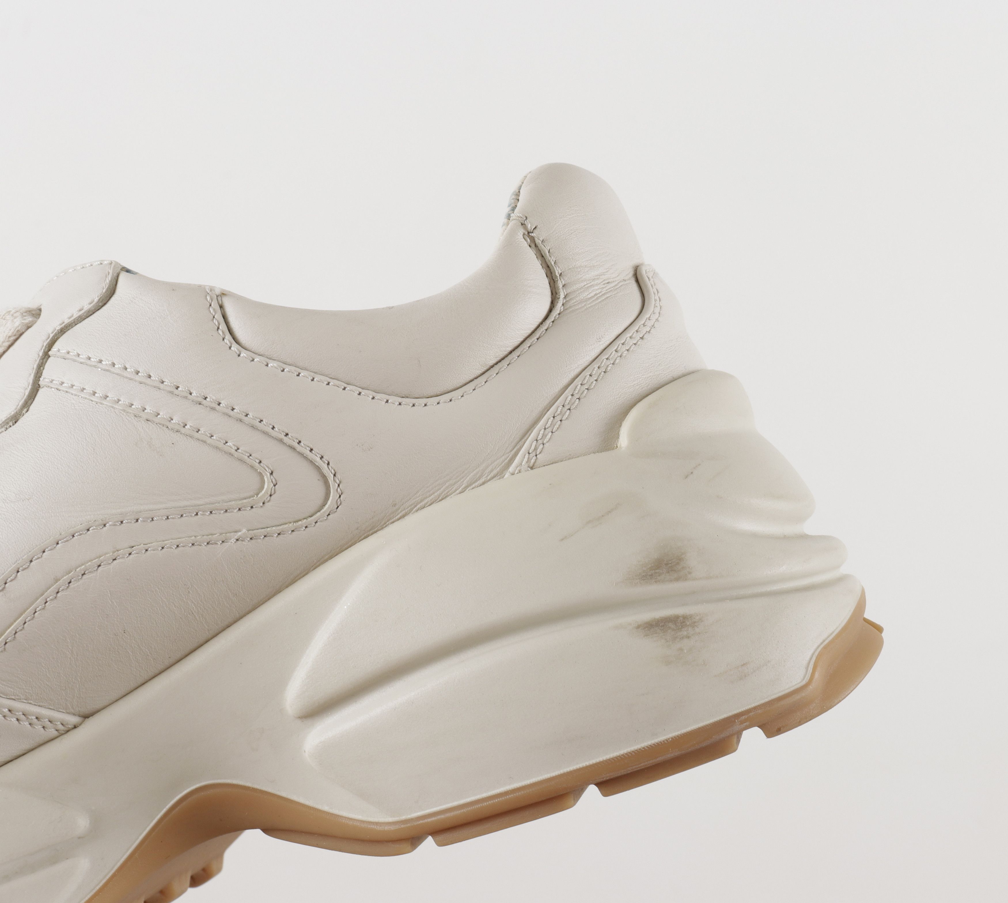 Gucci Gucci Rhyton Leather Ivory Sneakers Size US 9.5 / IT 39.5 - 17 Thumbnail