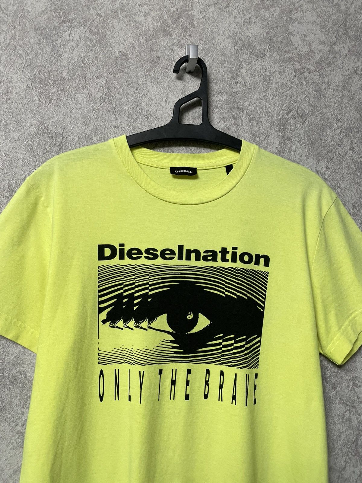 Diesel Diesel Yellow T-Shirt Dieselnation Only the Brave Size US M / EU 48-50 / 2 - 2 Thumbnail