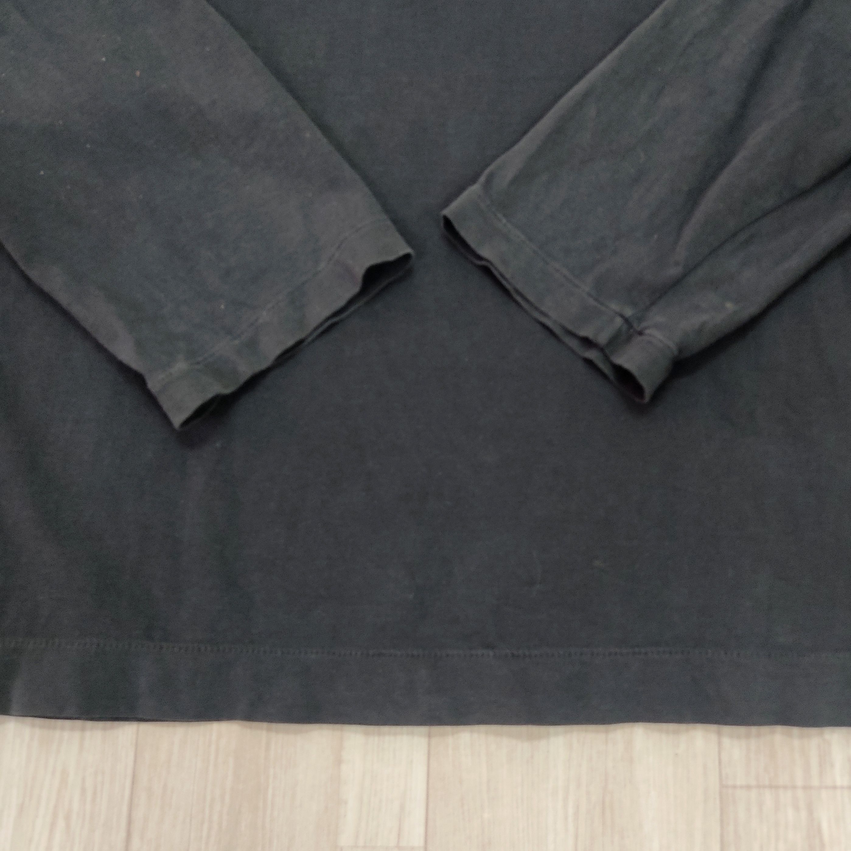 Yohji Yamamoto Y's For Men Faded Black Long Sleeve T-shirt Size US L / EU 52-54 / 3 - 9 Thumbnail