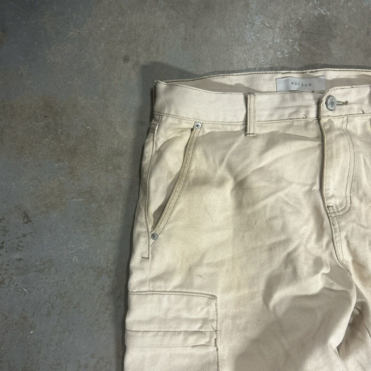 Pacsun Baggy Cargo Pants (Turn Into Shorts) Size US 32 / EU 48 - 2 Thumbnail