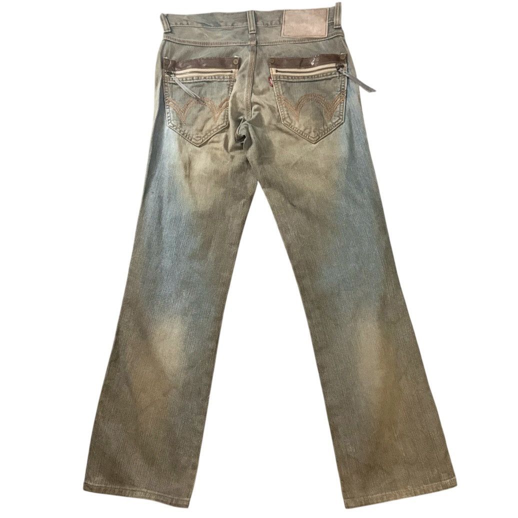 If Six Was Nine 🔥🇯🇵 Insane 🔥Vintage Flared Trashed Edwin Dirty Mud Wash Denim Size US 30 / EU 46 - 2 Thumbnail