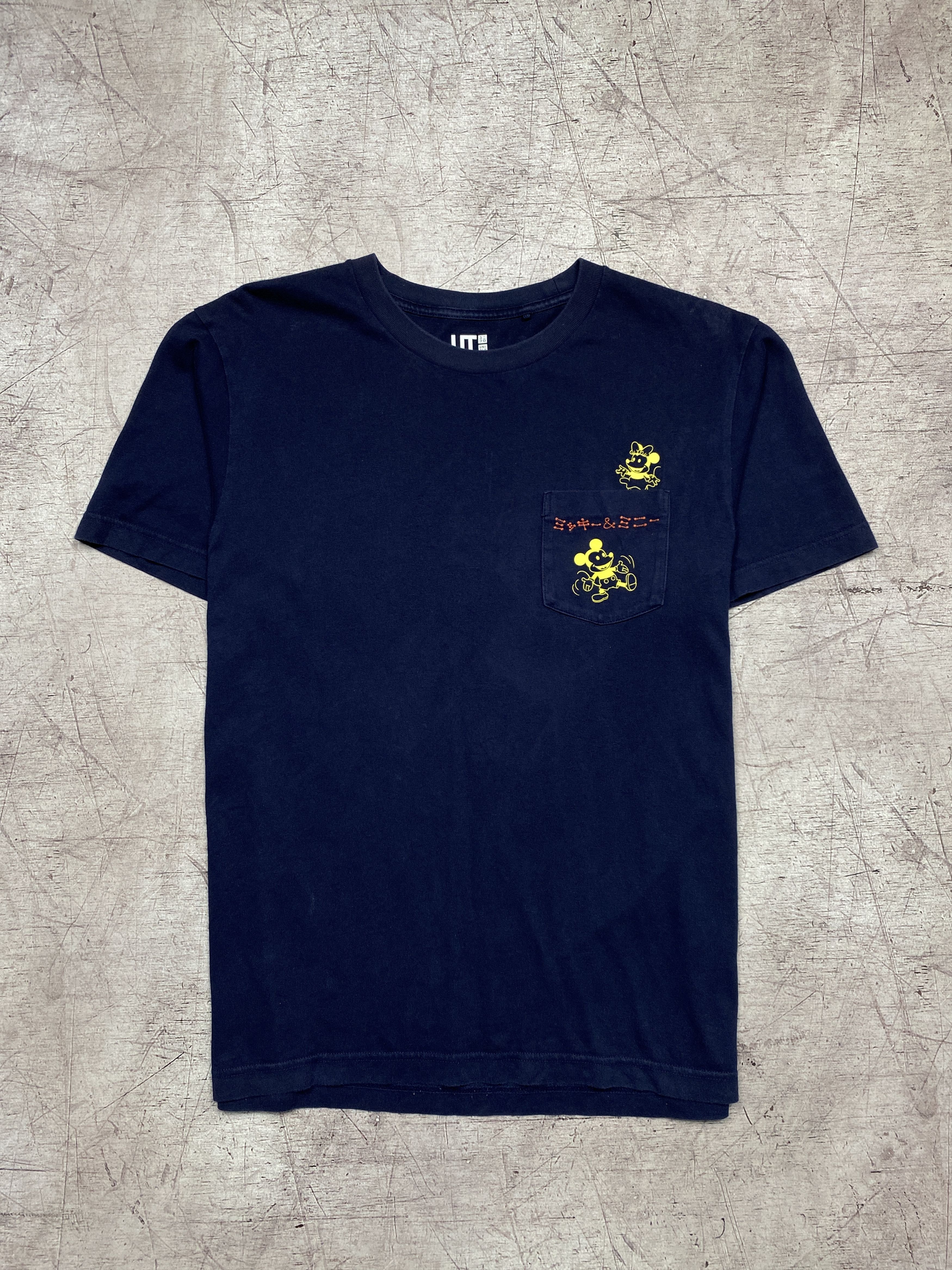 Disney × Uniqlo Uniqlo x Disney Mens Crew Neck T-Shirt Size US S / EU 44-46 / 1 - 1 Thumbnail