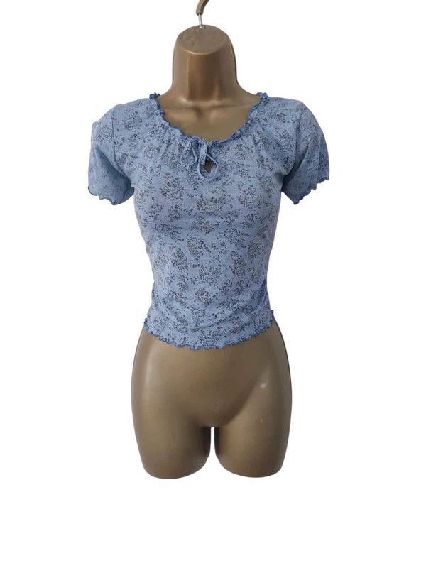 Vintage Vintage short sleeved top Size L / US 10 / IT 46 - 1 Thumbnail