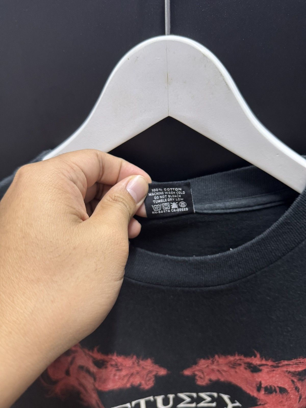 Stussy × Vintage Vintage y2k Stussy Rat Russia Font Very Rare Size US L / EU 52-54 / 3 - 5 Thumbnail