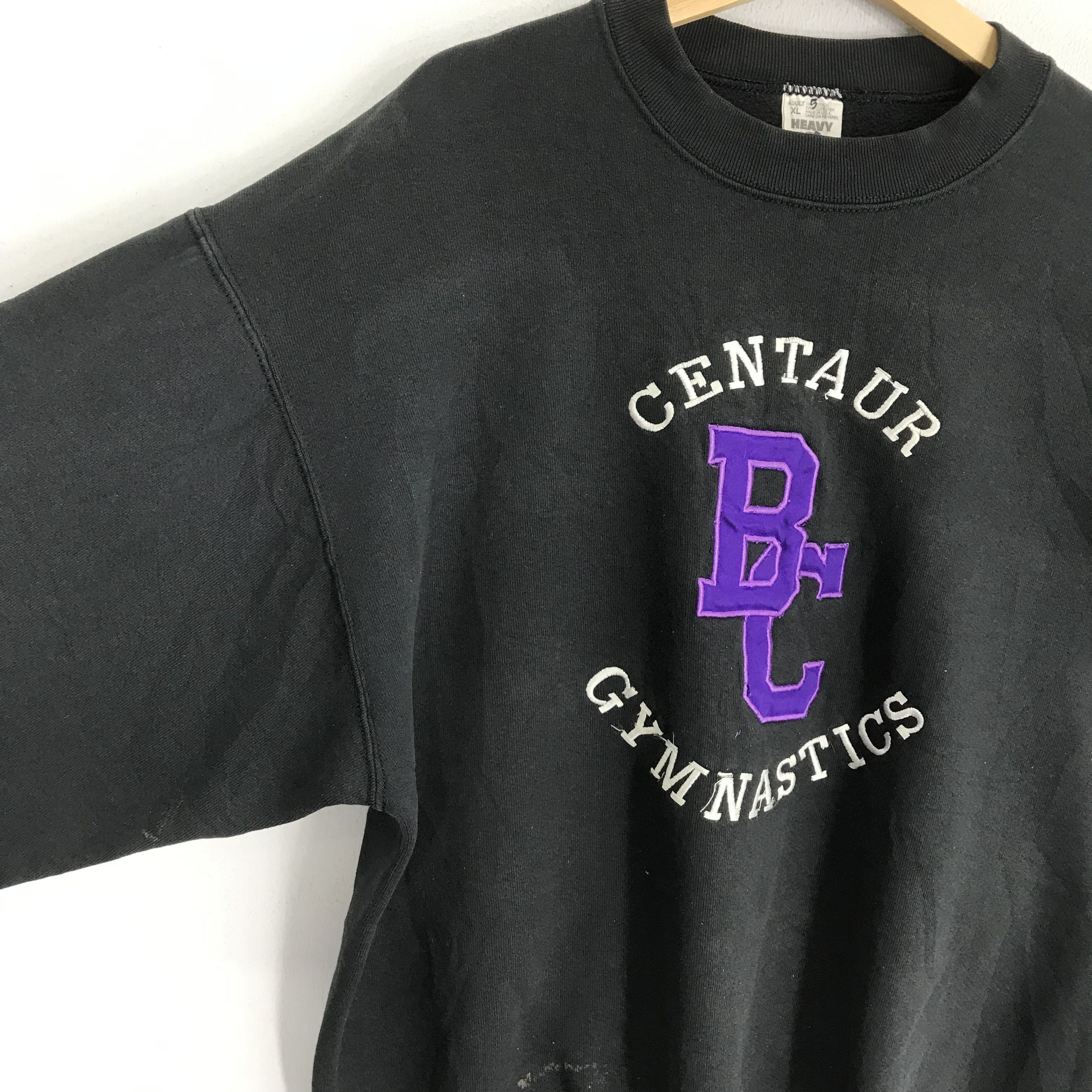 Vintage Vintage 90s Centaur Bc Gymnastics Sweatshirt Size US XL / EU 56 / 4 - 5 Thumbnail