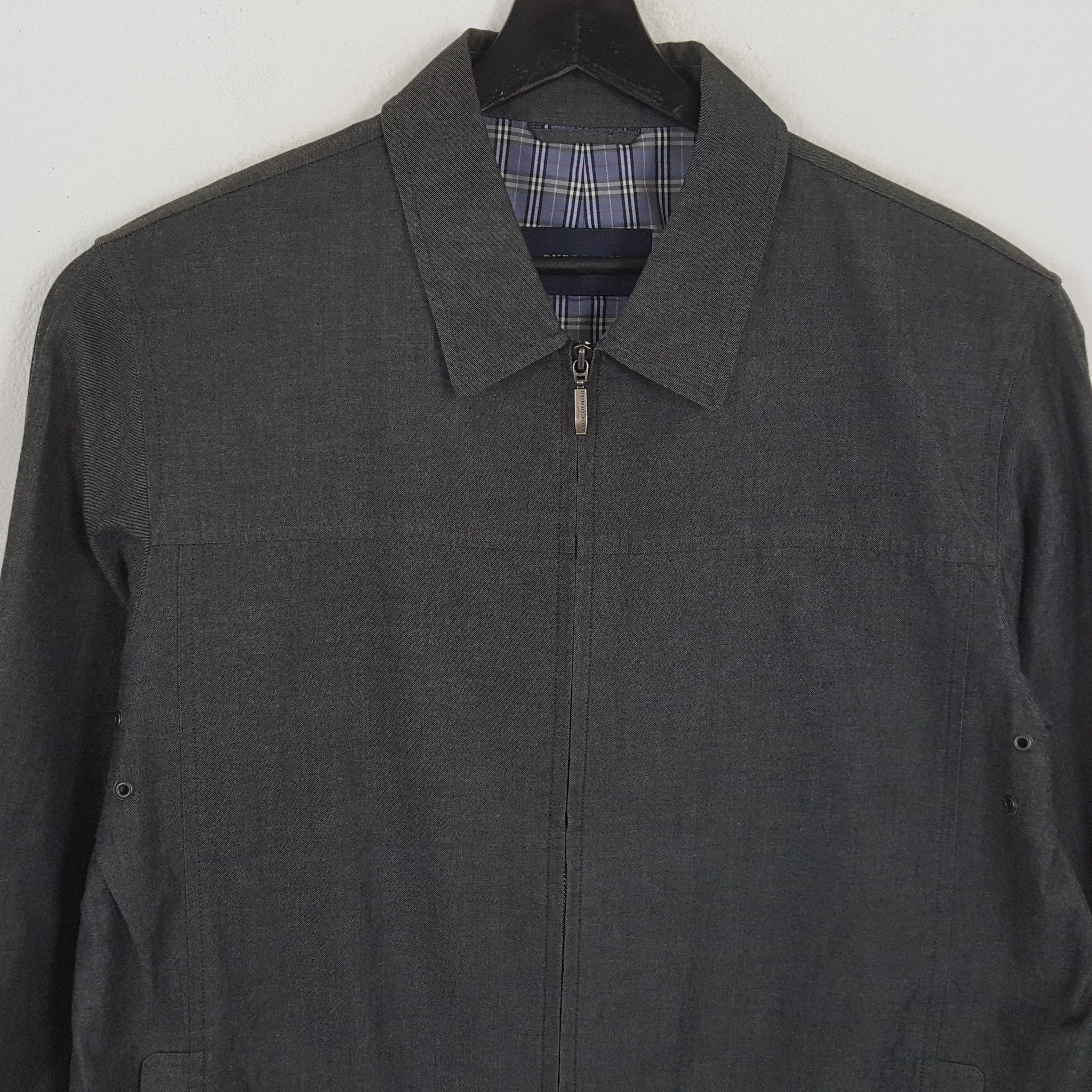 Burberry × Vintage BURBERRY LONDON Fashion Style Custom Art Jacket Size US L / EU 52-54 / 3 - 4 Thumbnail