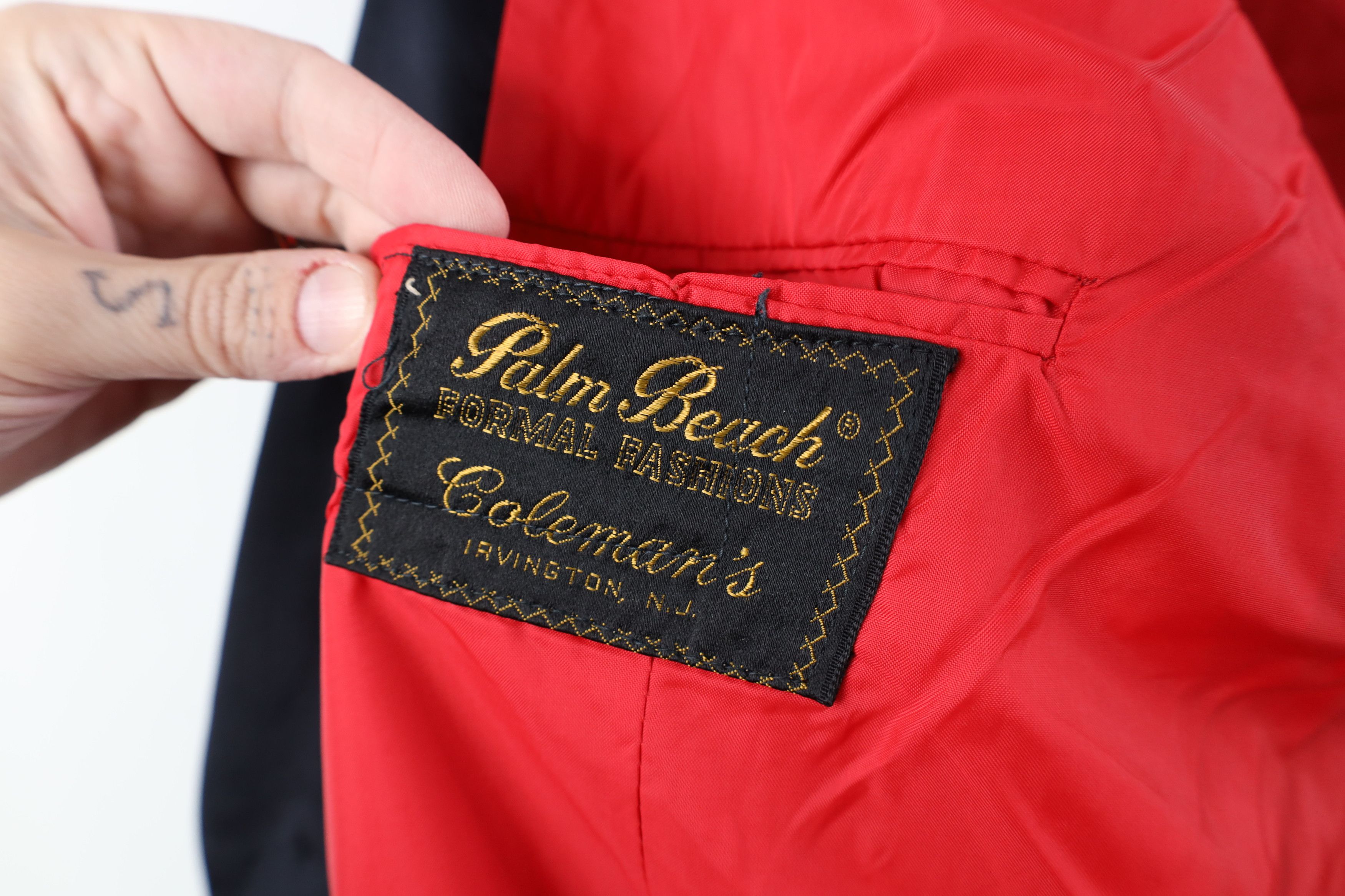 Vintage Vintage 60s 70s Palm Beach Prom Suit Coat Jacket Black USA Size US XL / EU 56 / 4 - 11 Thumbnail