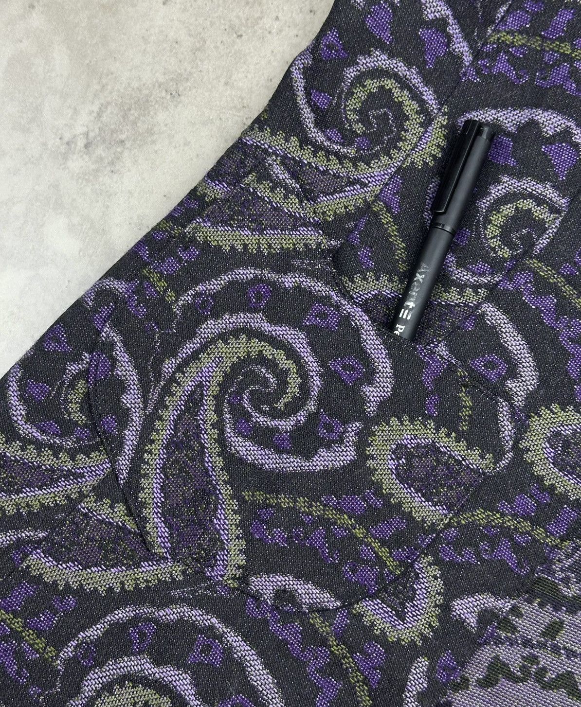 Alexander McQueen Alexander McQueen Paisley Jacquard Blazer Jacket Purple Size US M / EU 48-50 / 2 - 5 Thumbnail