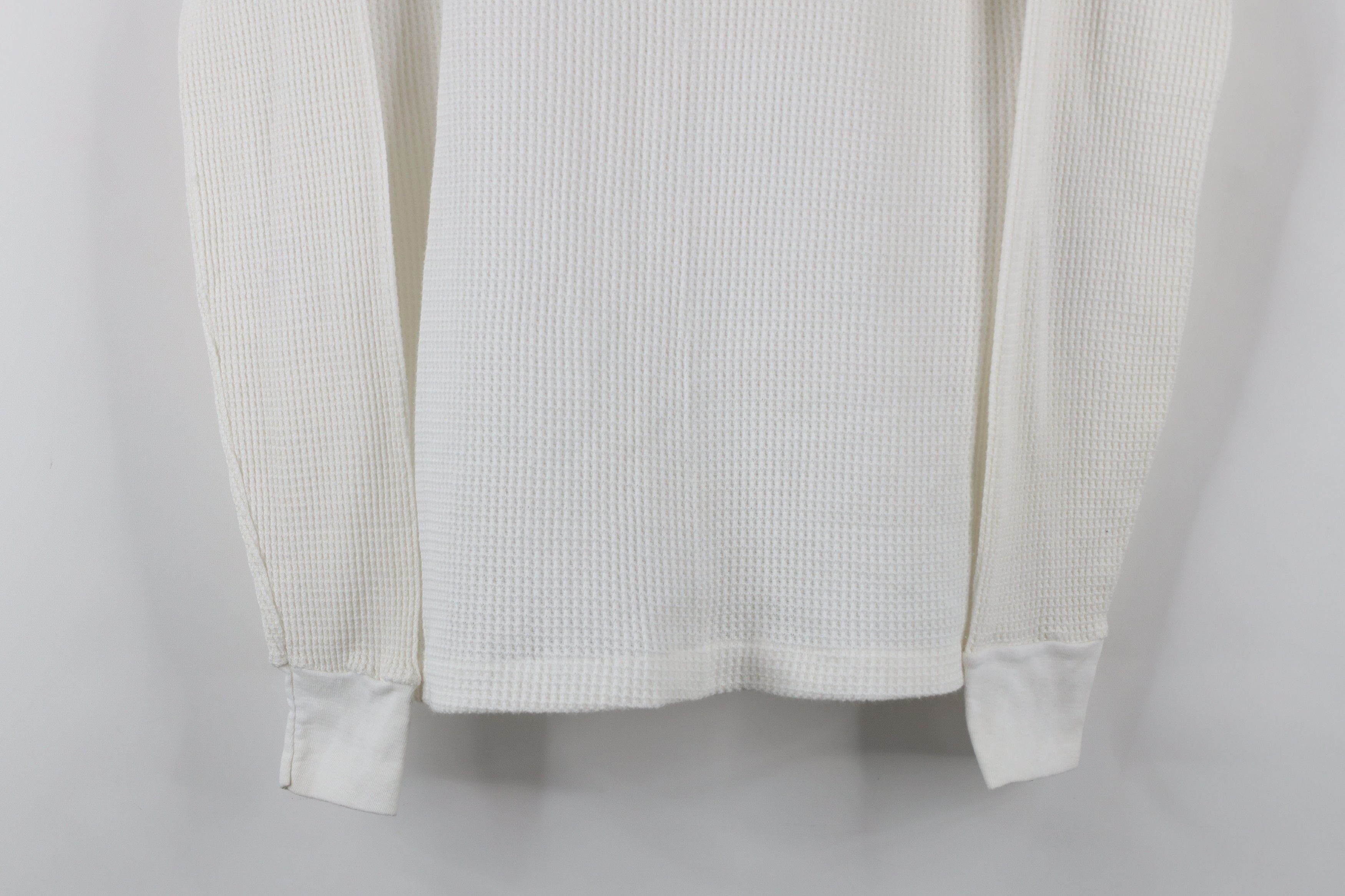 Vintage Vintage 70s Streetwear Waffle Knit Long Sleeve T-Shirt USA Size L / US 10 / IT 46 - 3 Thumbnail