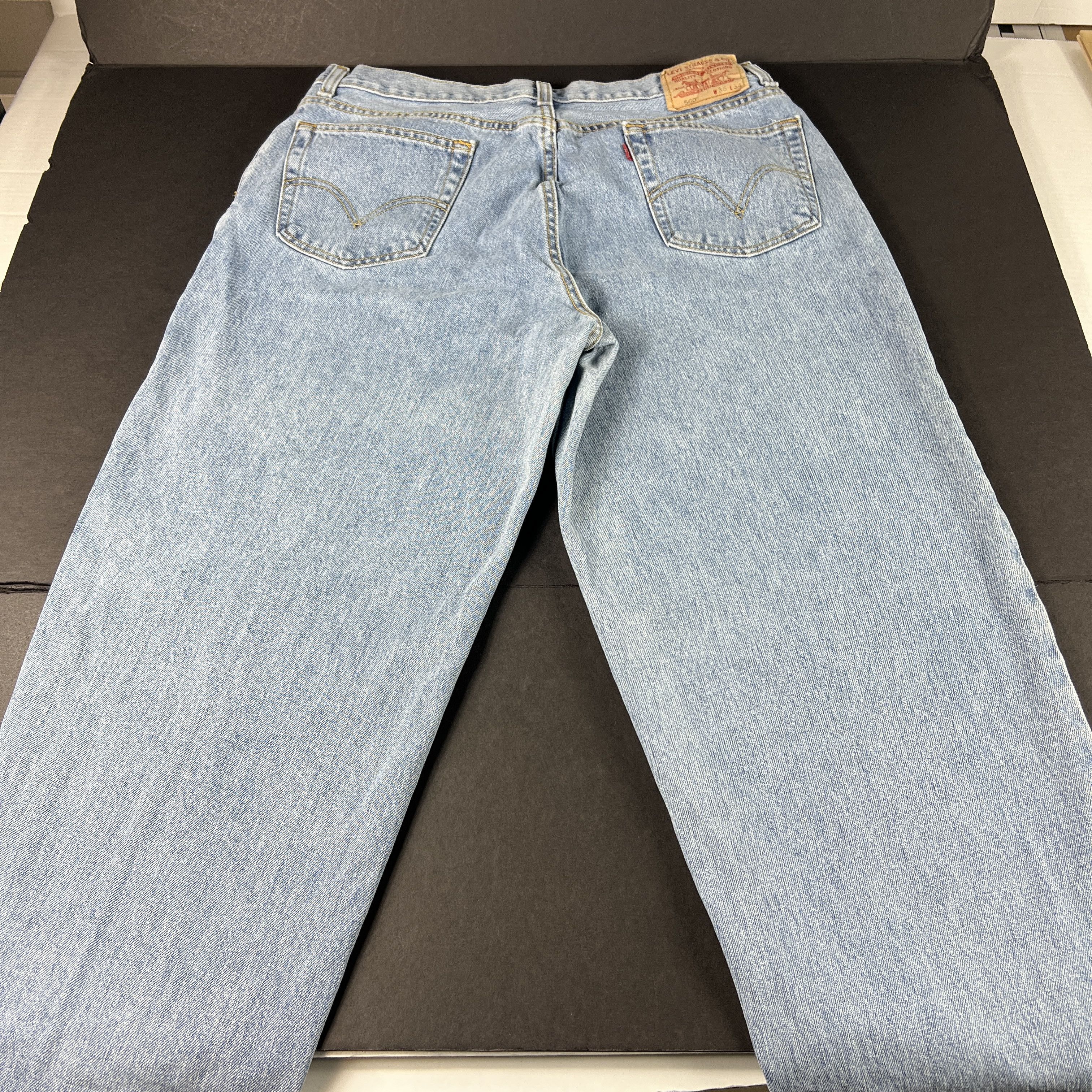 Levi's Y2K Levi's Jeans 560 Loose Tapered Blue Faded Cotton Denim Size US 36 / EU 52 - 11 Thumbnail