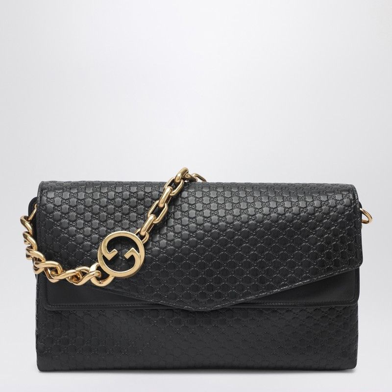 Gucci Gucci Large Black Chain Shoulder Bag Size ONE SIZE - 1 Thumbnail