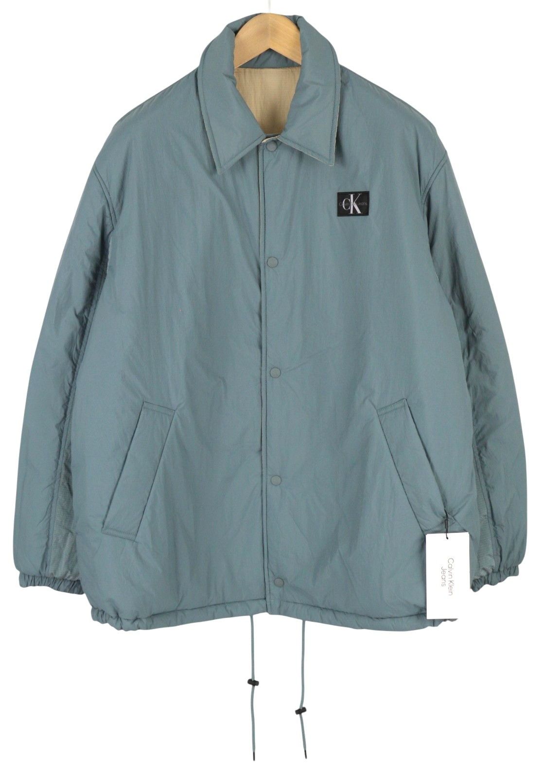 Calvin Klein REVERSIBLE SKATER S Unisex Oversized Loose Fit Jacket 86397 Size US S / EU 44-46 / 1 - 5 Thumbnail