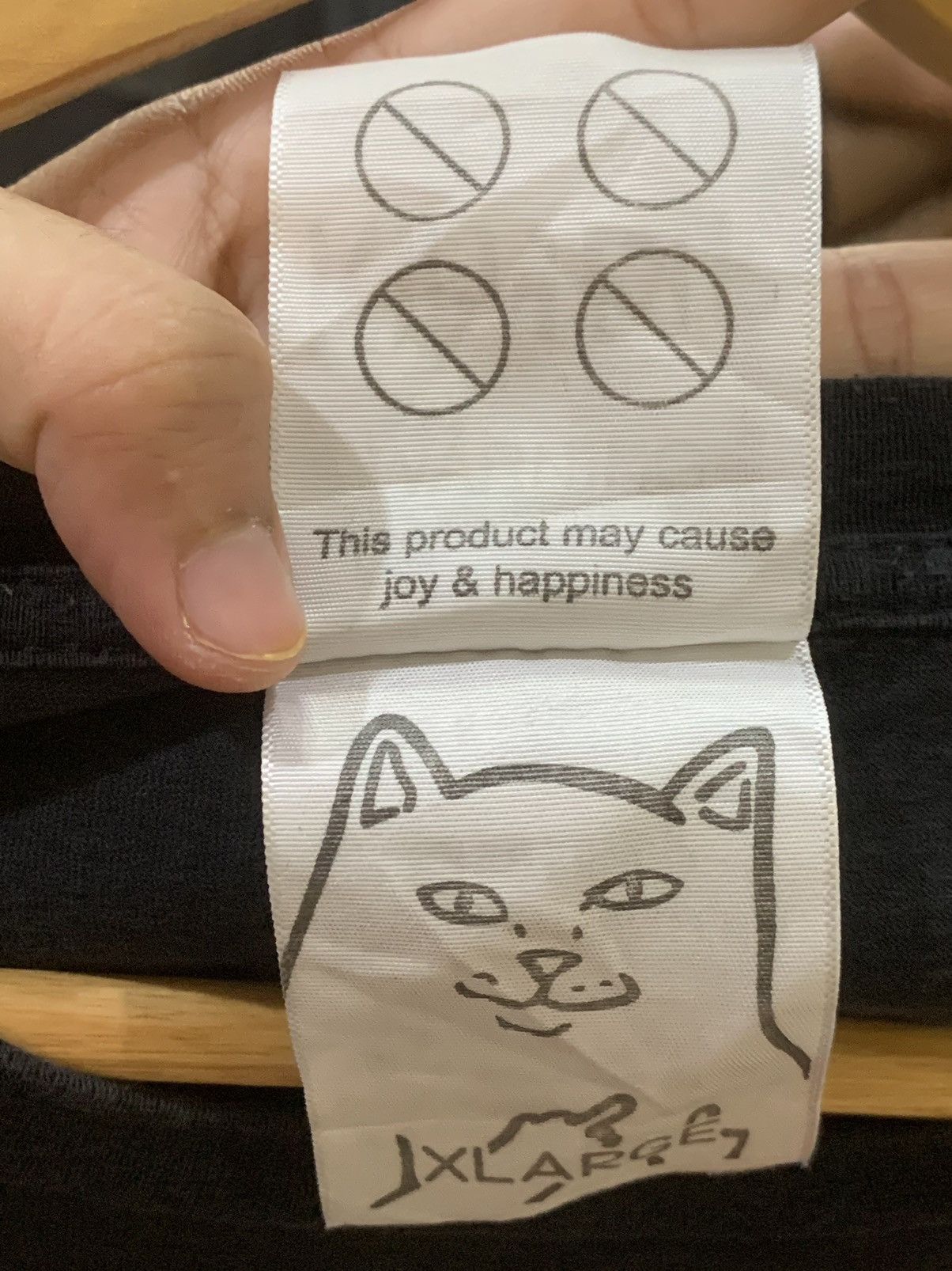 RIPNDIP Rip N Dip Black Tee Size US XL / EU 56 / 4 - 11 Thumbnail
