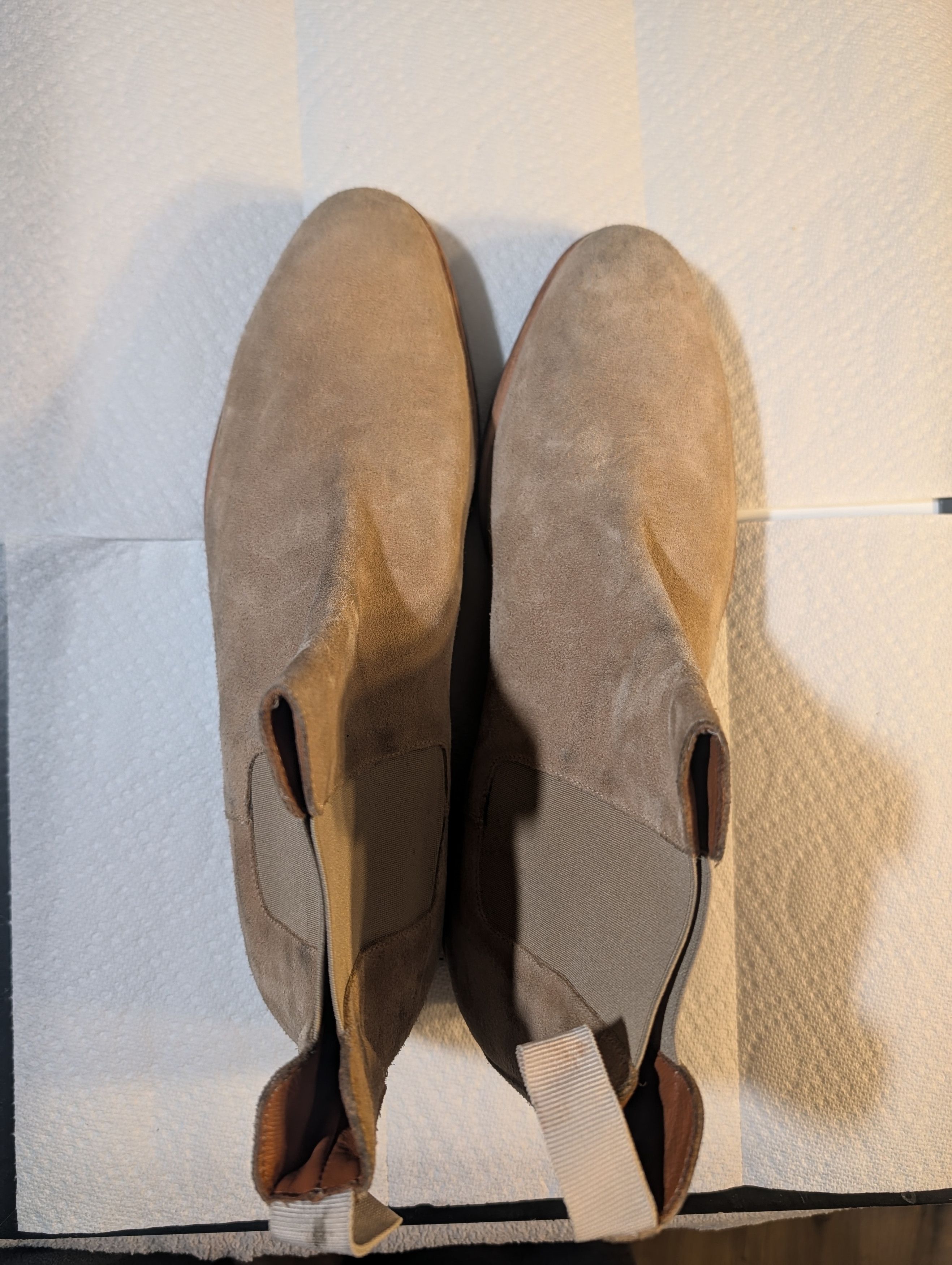 Common Projects Common Projects Chelsea Boots | Sand Suede | Well-Maintained Size US 13 / EU 46 - 3 Thumbnail