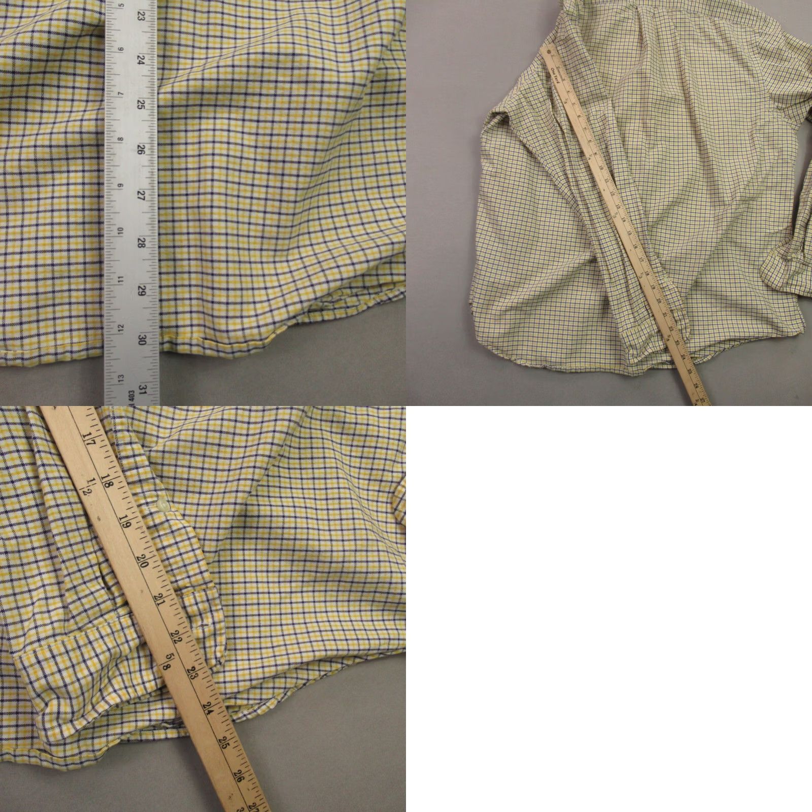 Polo Ralph Lauren Polo Ralph Lauren Shirt Mens XL Yellow Checks Long Sleeve Button Up Size US XL / EU 56 / 4 - 8 Thumbnail