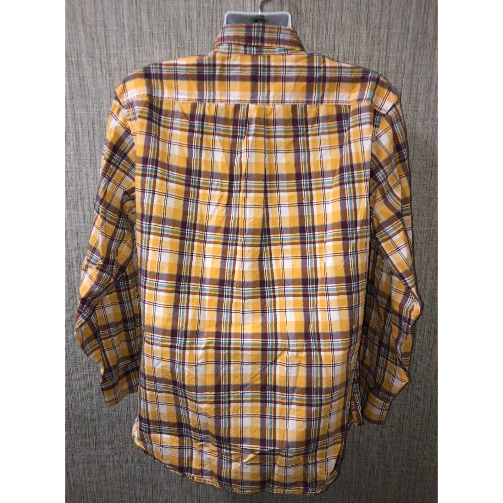 Bills Khakis Bills Khakis Mens Multicolor Plaid Long Sleeve Button Front Shirt Large Size US L / EU 52-54 / 3 - 4 Thumbnail