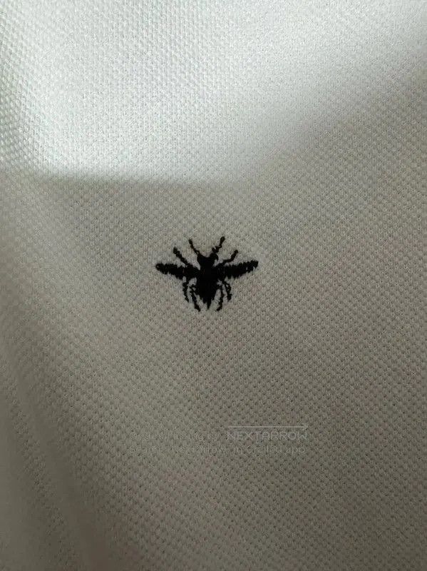 Dior Dior Cotton Embroidered Logo T-Shirt . Size XS / US 0-2 / IT 36-38 - 3 Thumbnail