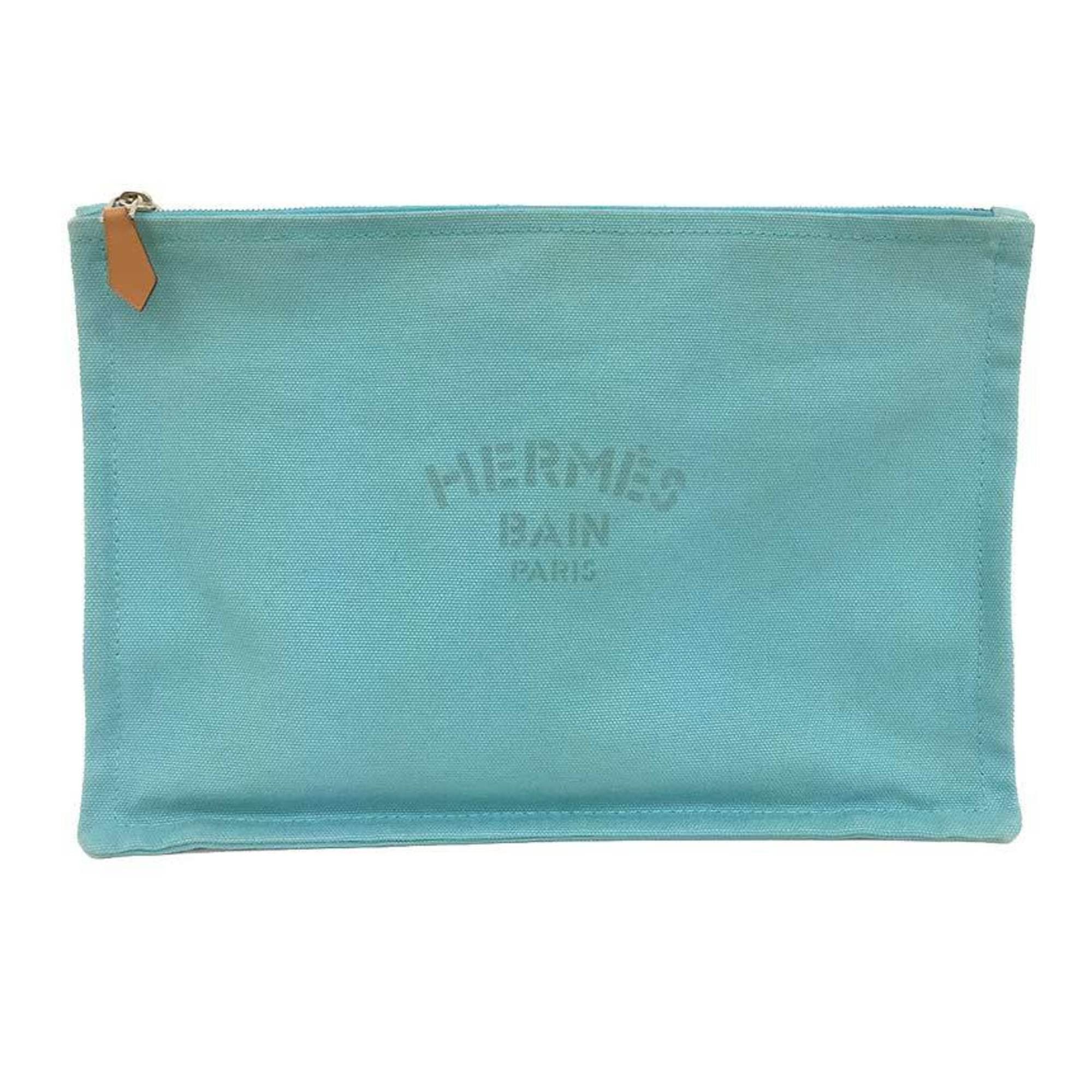 Hermes Hermes Yachting GM Flat Pouch Multi Canvas Blue Horizon Bleu Men's Women's Bag Size ONE SIZE - 1 Thumbnail